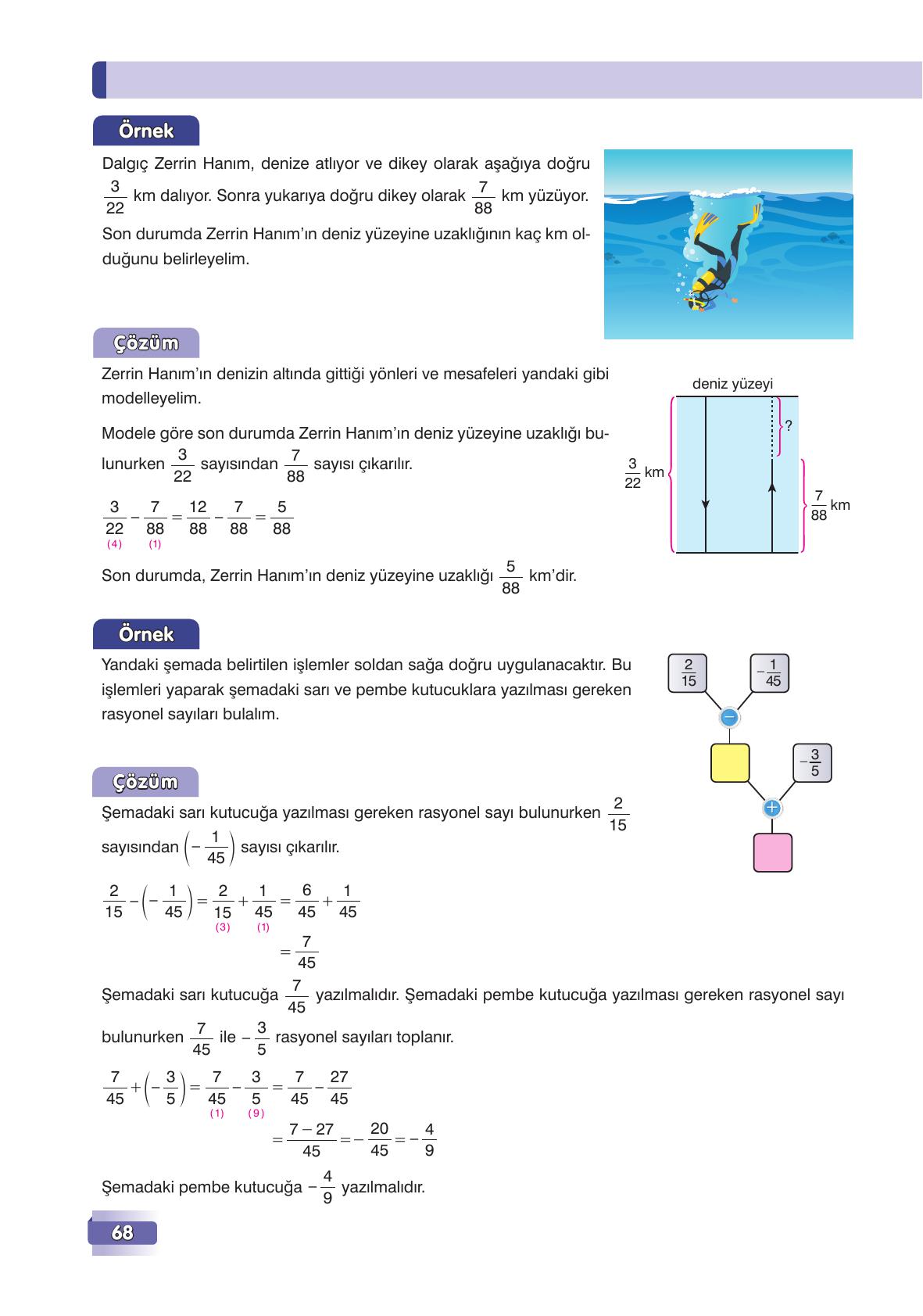 7. Sınıf Edat Yayınları Matematik Ders Kitabı Sayfa 68 Cevapları