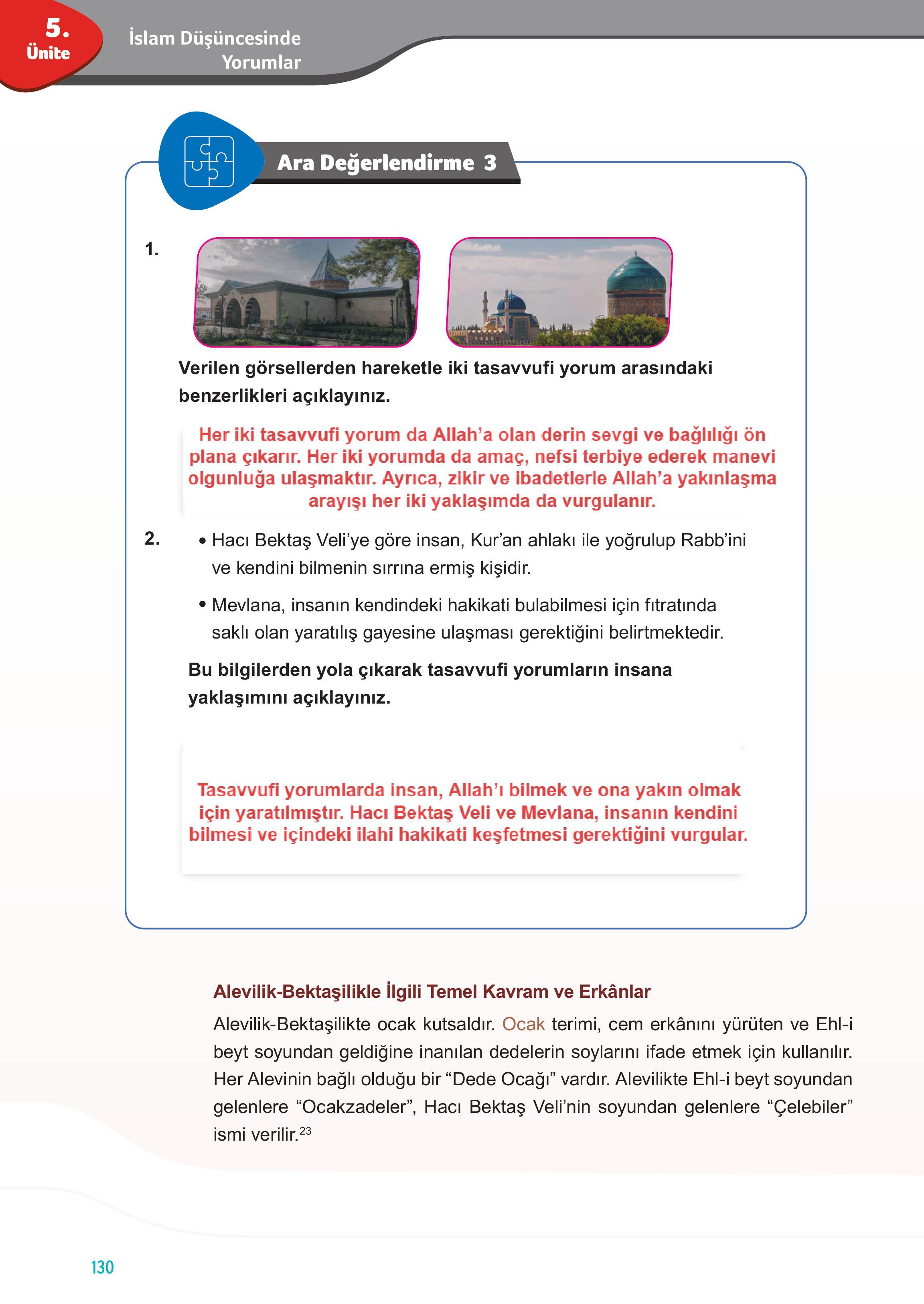 7. Sınıf Meb Yayınları Din Kültürü Ve Ahlak Bilgisi Ders Kitabı Sayfa 130 Cevapları 7. Sınıf Meb Yayınları Din Kültürü Ve Ahlak Bilgisi Ders Kitabı Sayfa 130 Cevapları