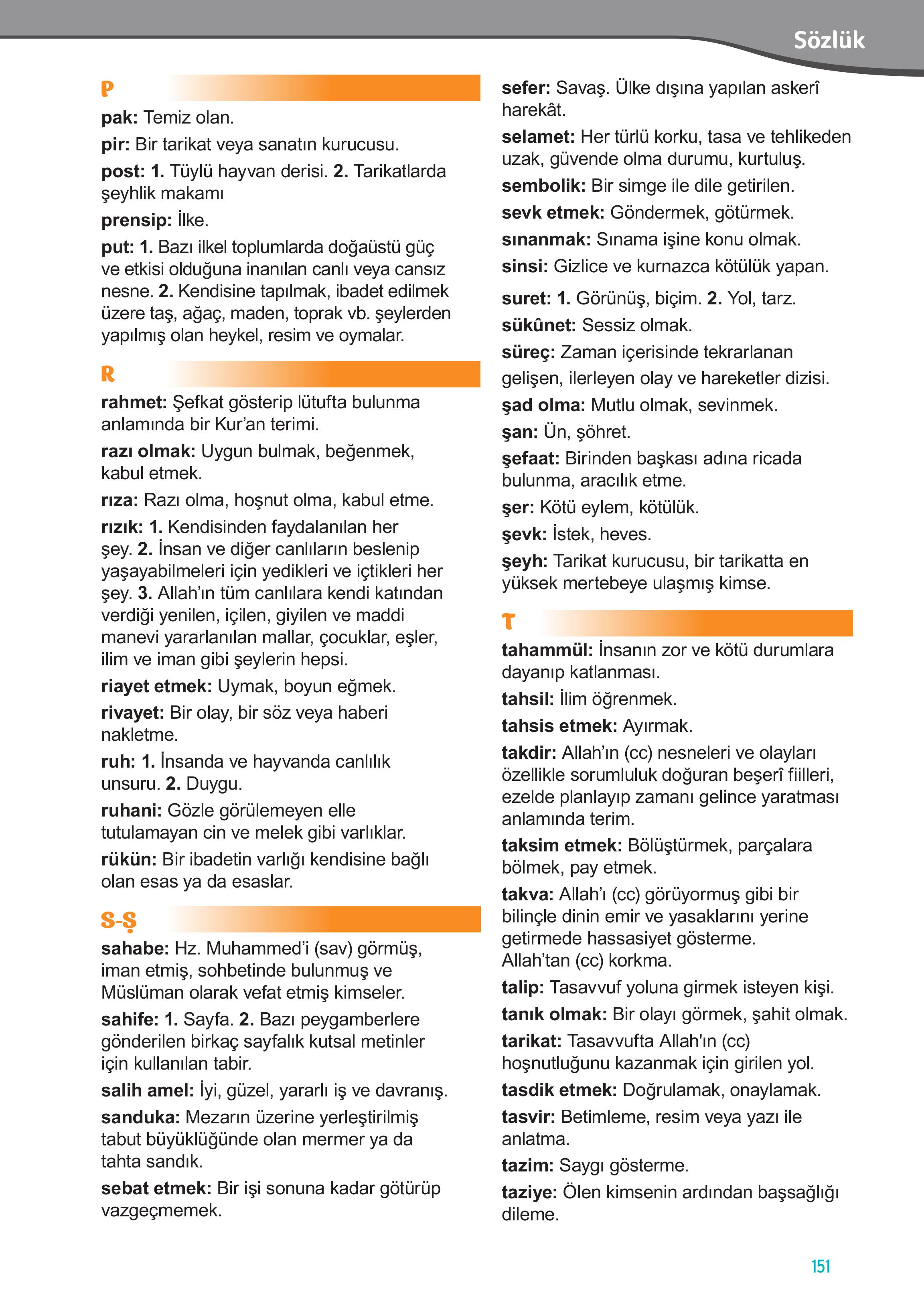 7. Sınıf Meb Yayınları Din Kültürü Ve Ahlak Bilgisi Ders Kitabı Sayfa 151 Cevapları 7. Sınıf Meb Yayınları Din Kültürü Ve Ahlak Bilgisi Ders Kitabı Sayfa 151 Cevapları