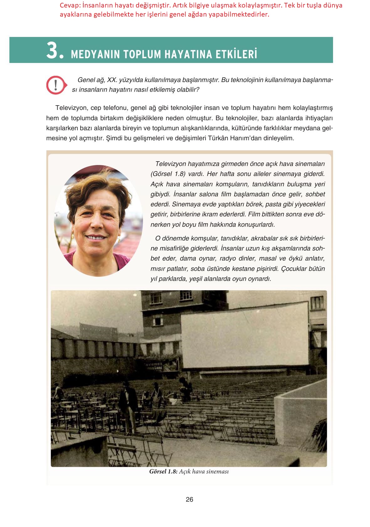 7. Sınıf Yıldırım Yayınları Sosyal Bilgiler Ders Kitabı Sayfa 26 Cevapları 7. Sınıf Yıldırım Yayınları Sosyal Bilgiler Ders Kitabı Sayfa 26 Cevapları