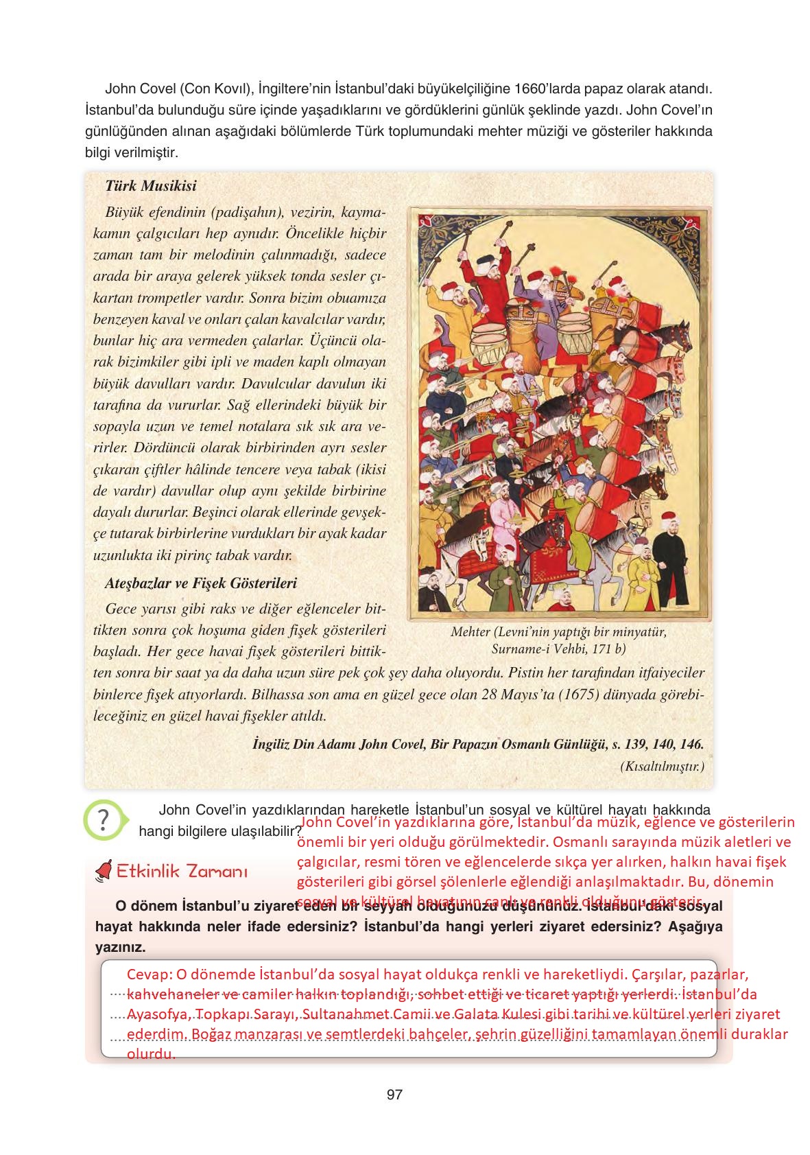 7. Sınıf Yıldırım Yayınları Sosyal Bilgiler Ders Kitabı Sayfa 97 Cevapları 7. Sınıf Yıldırım Yayınları Sosyal Bilgiler Ders Kitabı Sayfa 97 Cevapları