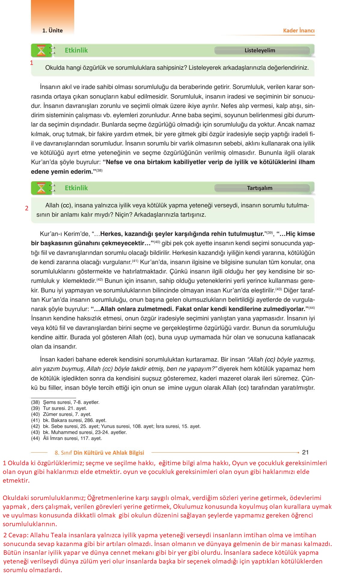 8. Sınıf Gezegen Yayıncılık Din Kültürü Ve Ahlak Bilgisi Ders Kitabı Sayfa 21 Cevapları 8. Sınıf Gezegen Yayıncılık Din Kültürü Ve Ahlak Bilgisi Ders Kitabı Sayfa 21 Cevapları