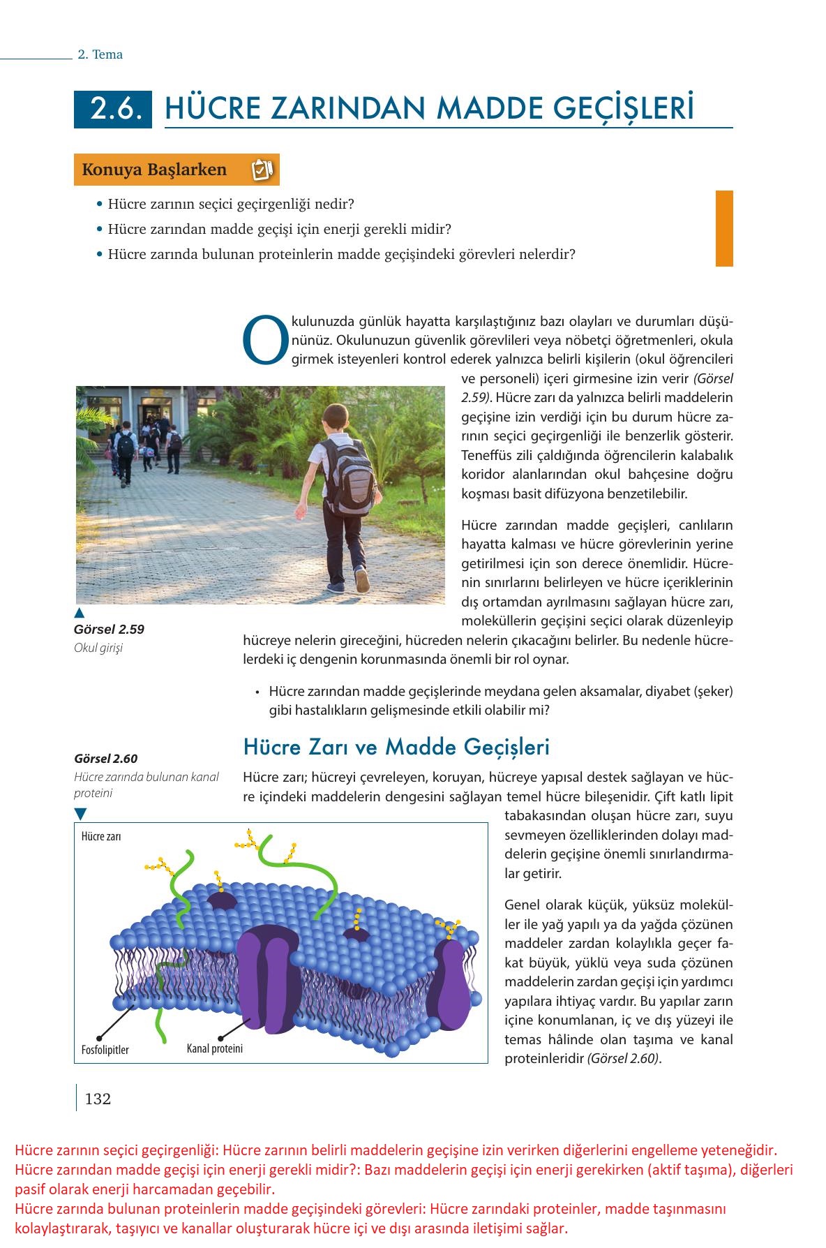 9. Sınıf Meb Yayınları Biyoloji Ders Kitabı Sayfa 132 Cevapları 9. Sınıf Meb Yayınları Biyoloji Ders Kitabı Sayfa 132 Cevapları