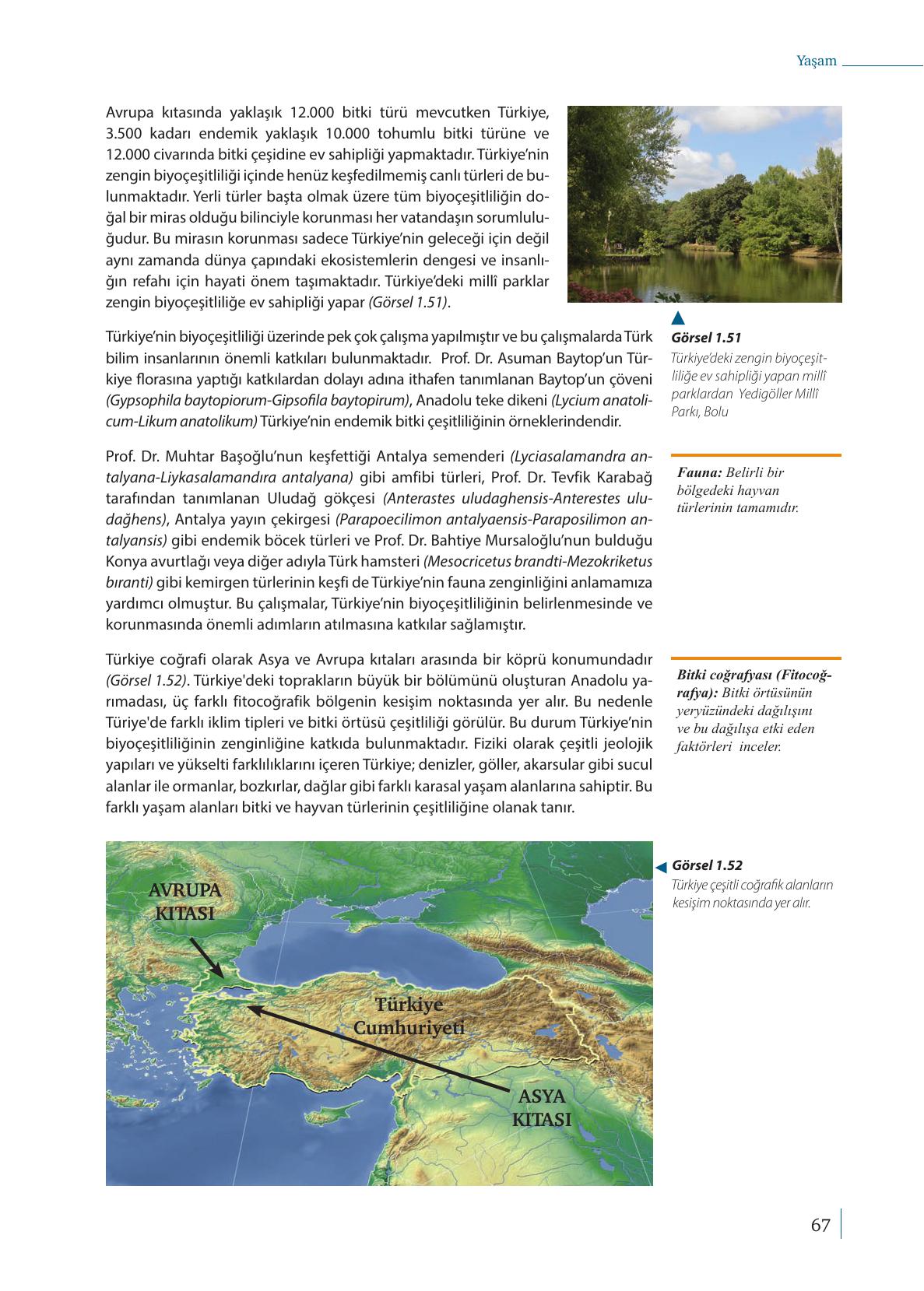 9. Sınıf Meb Yayınları Biyoloji Ders Kitabı Sayfa 67 Cevapları 9. Sınıf Meb Yayınları Biyoloji Ders Kitabı Sayfa 67 Cevapları