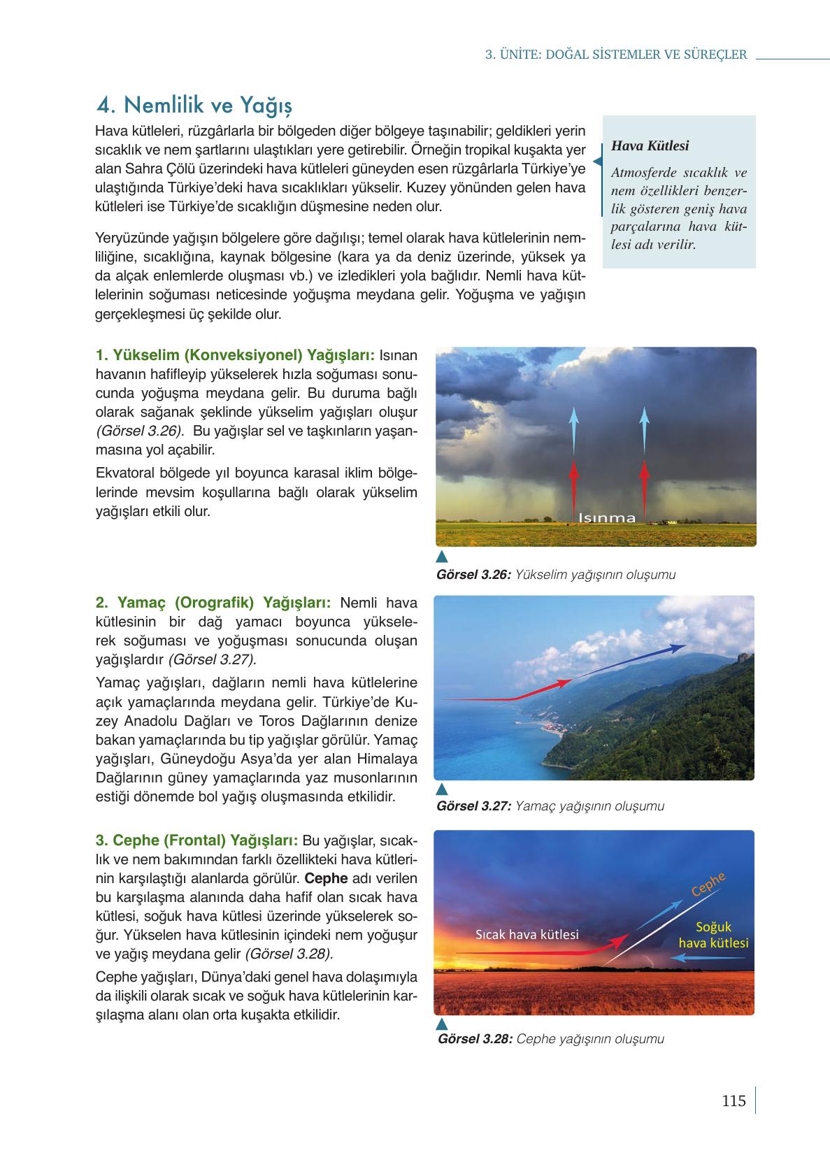 9. Sınıf Meb Yayınları Coğrafya Ders Kitabı Sayfa 115 Cevapları 9. Sınıf Meb Yayınları Coğrafya Ders Kitabı Sayfa 115 Cevapları
