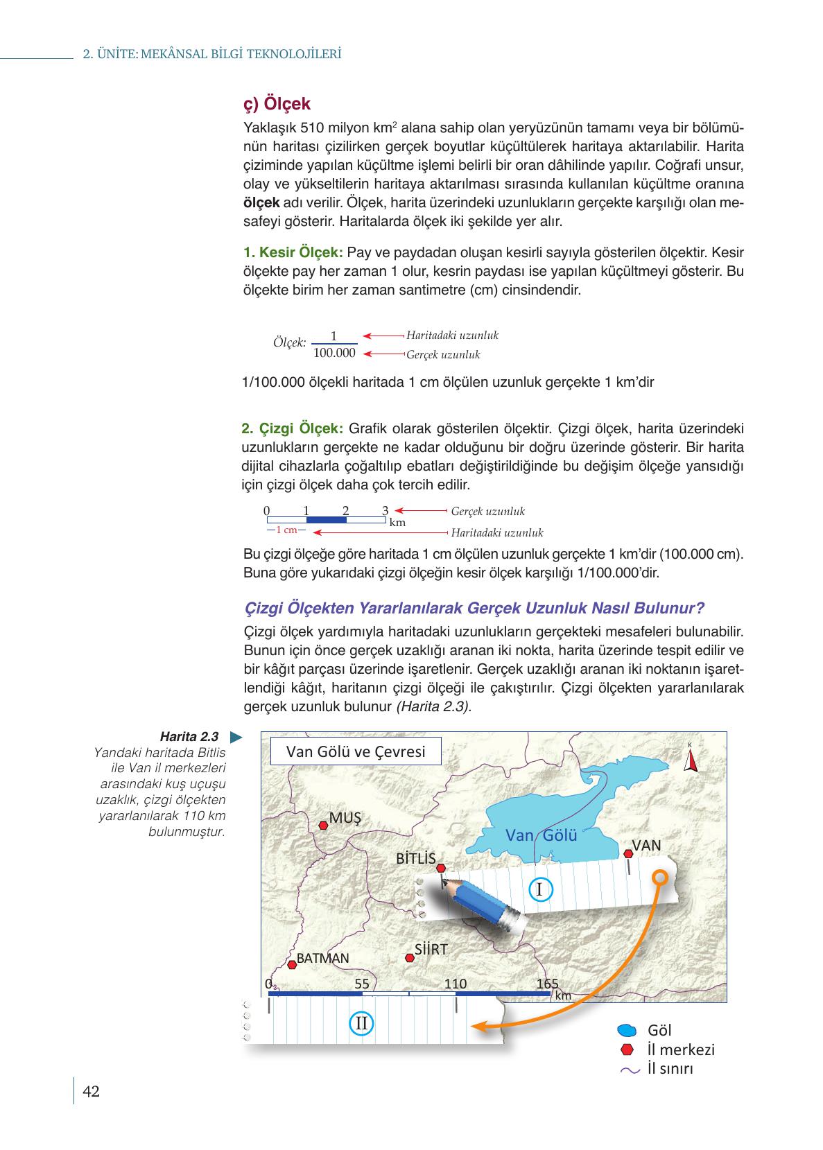 9. Sınıf Meb Yayınları Coğrafya Ders Kitabı Sayfa 42 Cevapları