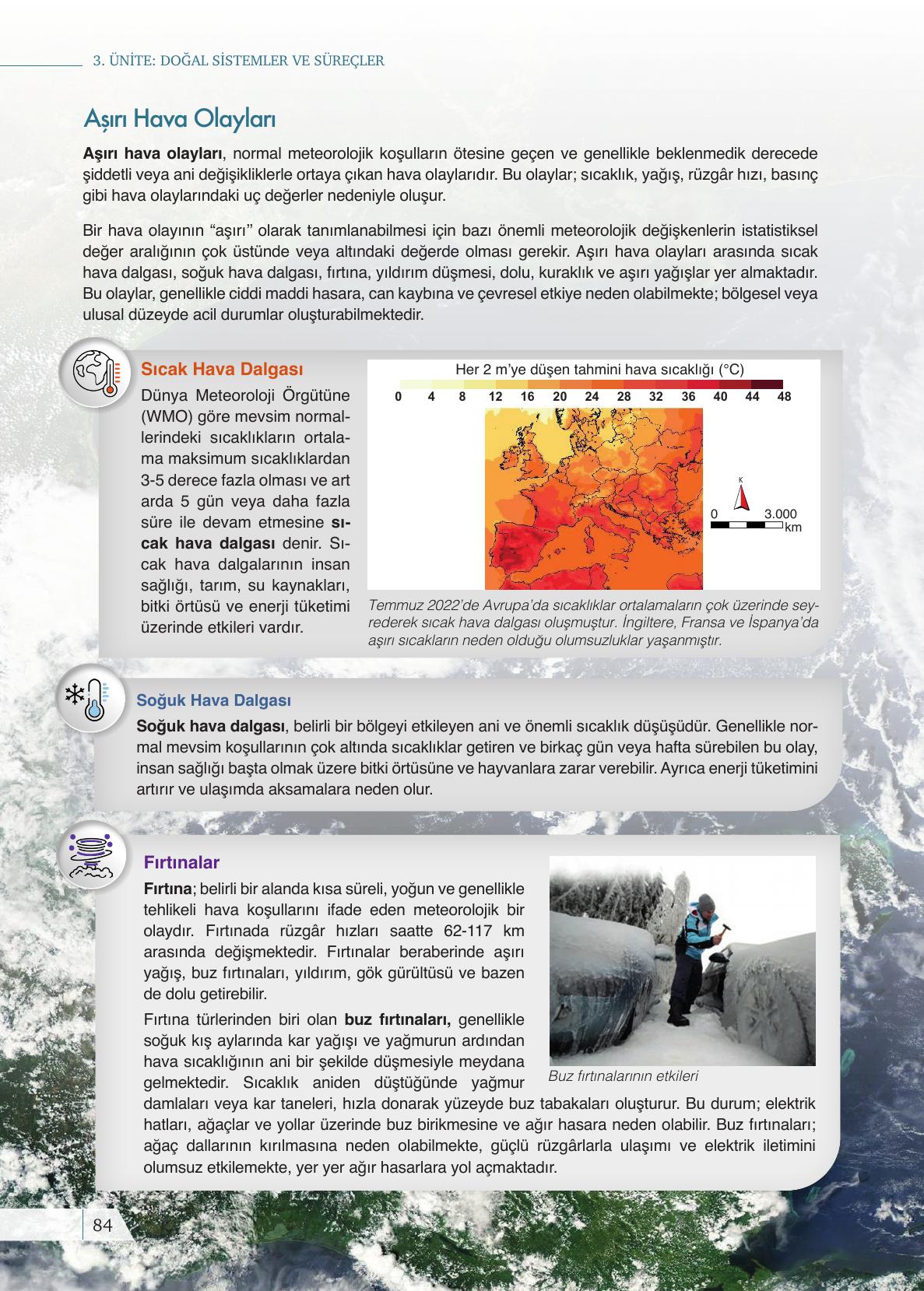 9. Sınıf Meb Yayınları Coğrafya Ders Kitabı Sayfa 84 Cevapları