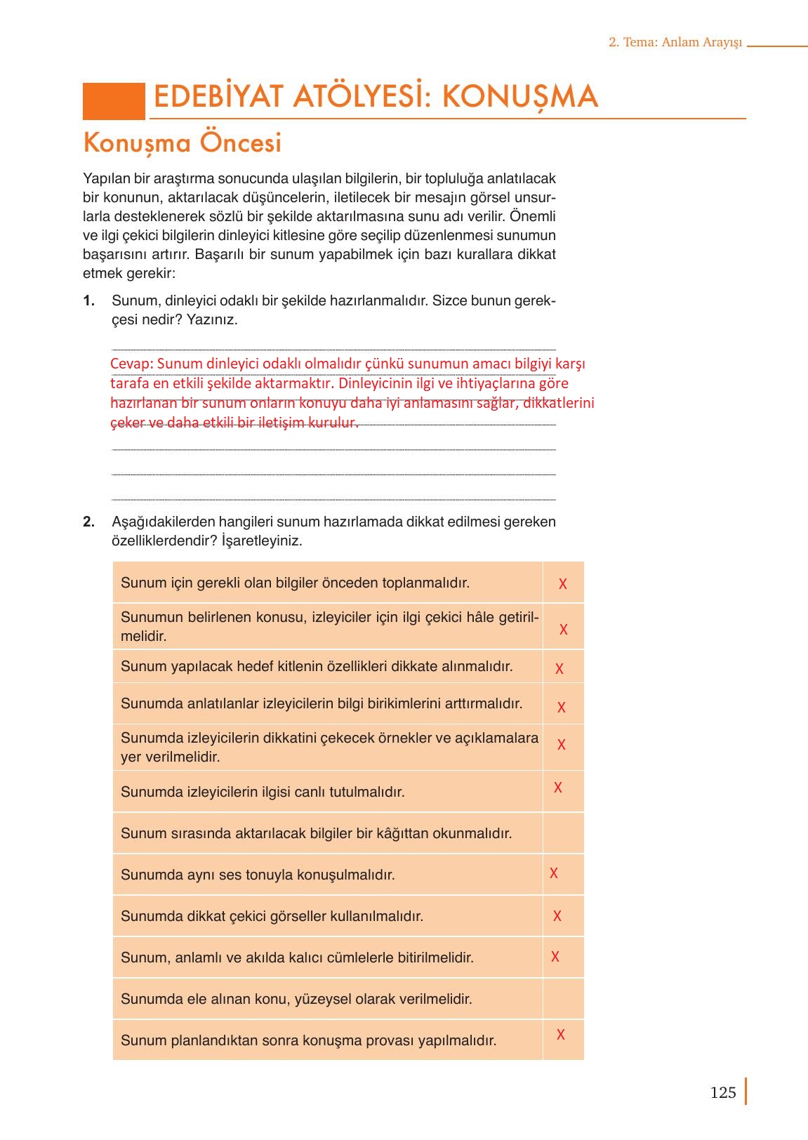 9. Sınıf Meb Yayınları Edebiyat Ders Kitabı Sayfa 125 Cevapları 9. Sınıf Meb Yayınları Edebiyat Ders Kitabı Sayfa 125 Cevapları
