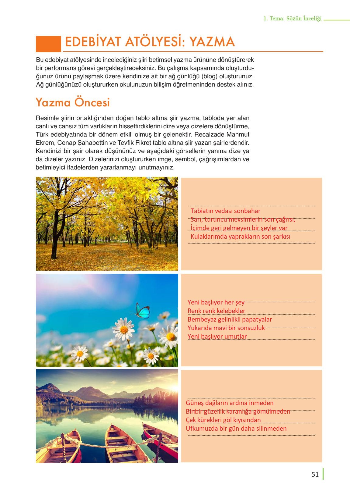 9. Sınıf Meb Yayınları Edebiyat Ders Kitabı Sayfa 51 Cevapları 9. Sınıf Meb Yayınları Edebiyat Ders Kitabı Sayfa 51 Cevapları