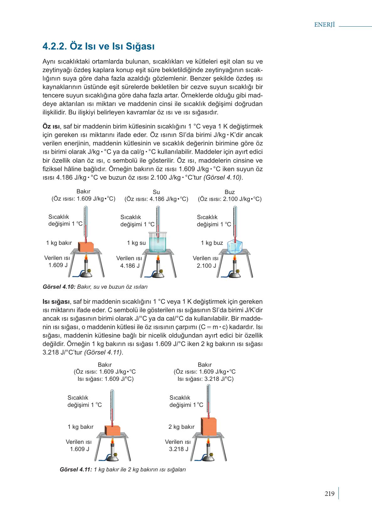 9. Sınıf Meb Yayınları Fizik Ders Kitabı Sayfa 219 Cevapları 9. Sınıf Meb Yayınları Fizik Ders Kitabı Sayfa 219 Cevapları