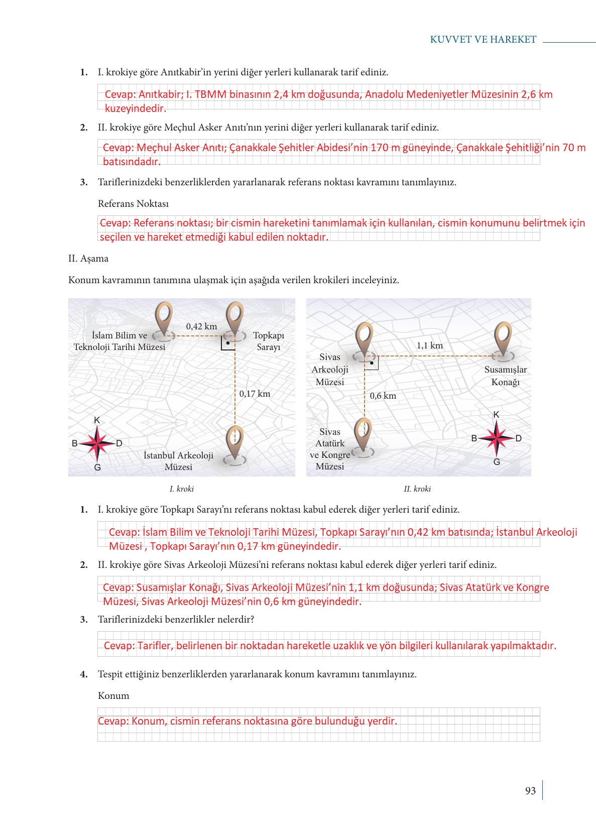 9. Sınıf Meb Yayınları Fizik Ders Kitabı Sayfa 93 Cevapları 9. Sınıf Meb Yayınları Fizik Ders Kitabı Sayfa 93 Cevapları