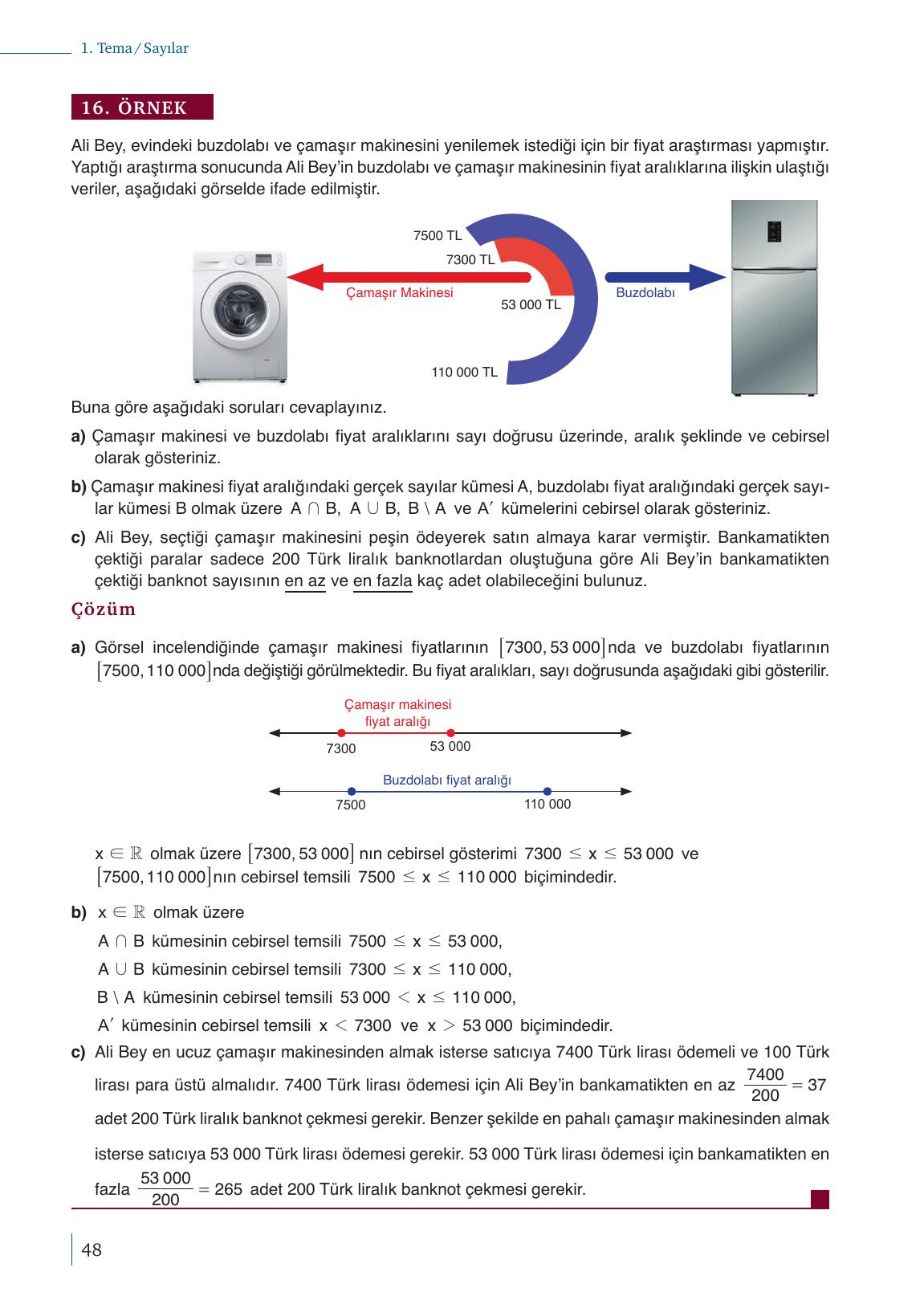 9. Sınıf Meb Yayınları Matematik Ders Kitabı Sayfa 48 Cevapları