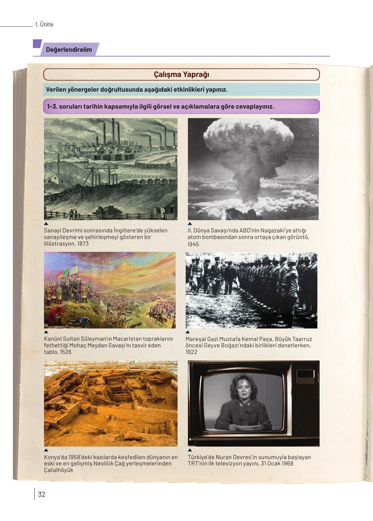 9. Sınıf Meb Yayınları Tarih Ders Kitabı Sayfa 32 Cevapları 9. Sınıf Meb Yayınları Tarih Ders Kitabı Sayfa 32 Cevapları