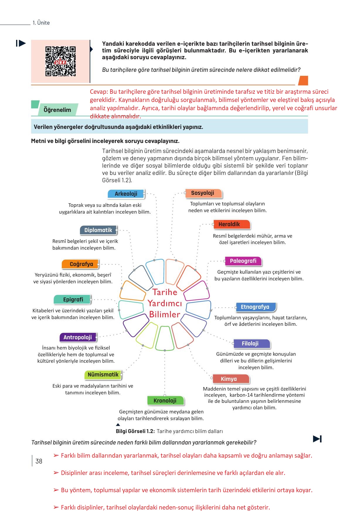 9. Sınıf Meb Yayınları Tarih Ders Kitabı Sayfa 38 Cevapları 9. Sınıf Meb Yayınları Tarih Ders Kitabı Sayfa 38 Cevapları