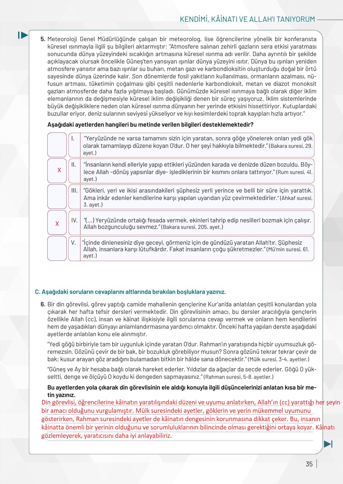 9. Sınıf Meb Yayınları Temel Dini Bilgiler Ders Kitabı Sayfa 35 Cevapları 9. Sınıf Meb Yayınları Temel Dini Bilgiler Ders Kitabı Sayfa 35 Cevapları