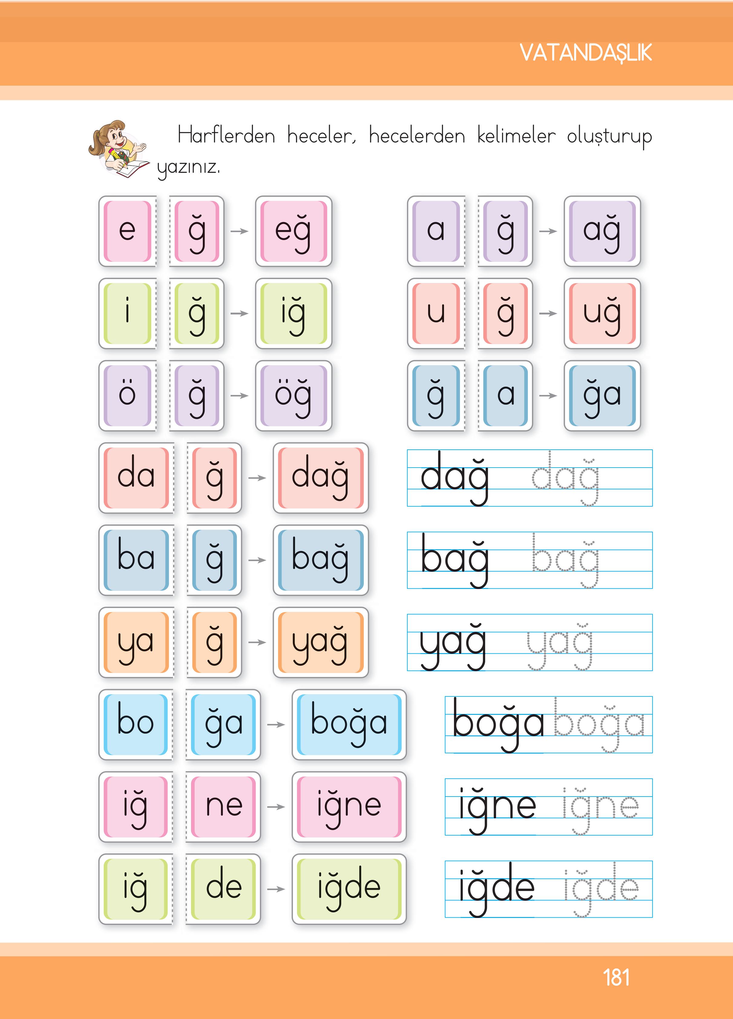 1. Sınıf İlke Yayınları İlk Okuma Yazma Ders Kitabı Sayfa 181 Cevapları 1. Sınıf İlke Yayınları İlk Okuma Yazma Ders Kitabı Sayfa 181 Cevapları