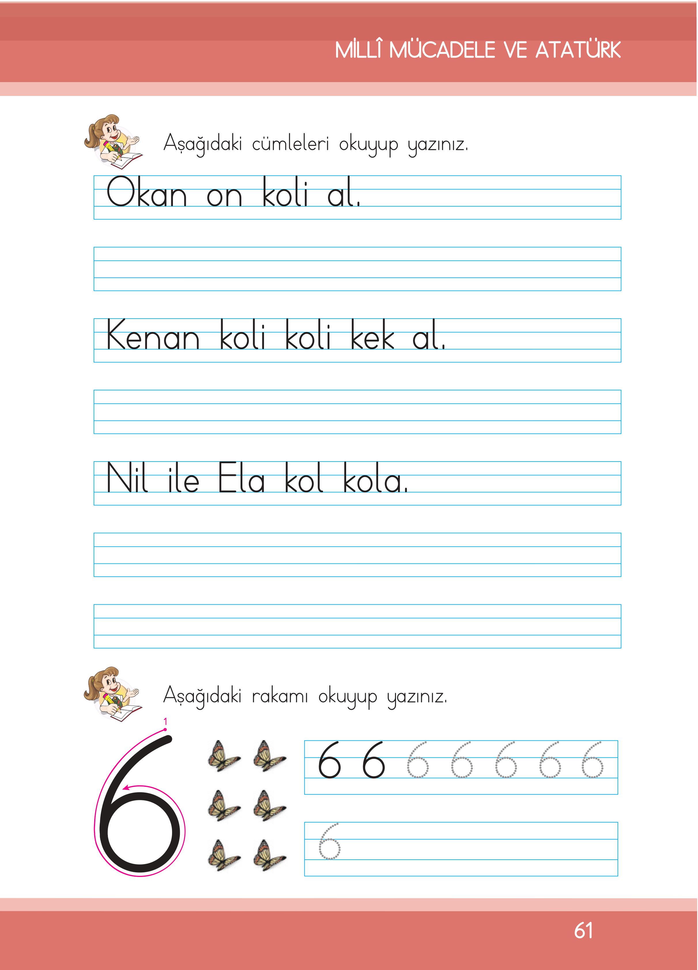 1. Sınıf İlke Yayınları İlk Okuma Yazma Ders Kitabı Sayfa 61 Cevapları 1. Sınıf İlke Yayınları İlk Okuma Yazma Ders Kitabı Sayfa 61 Cevapları
