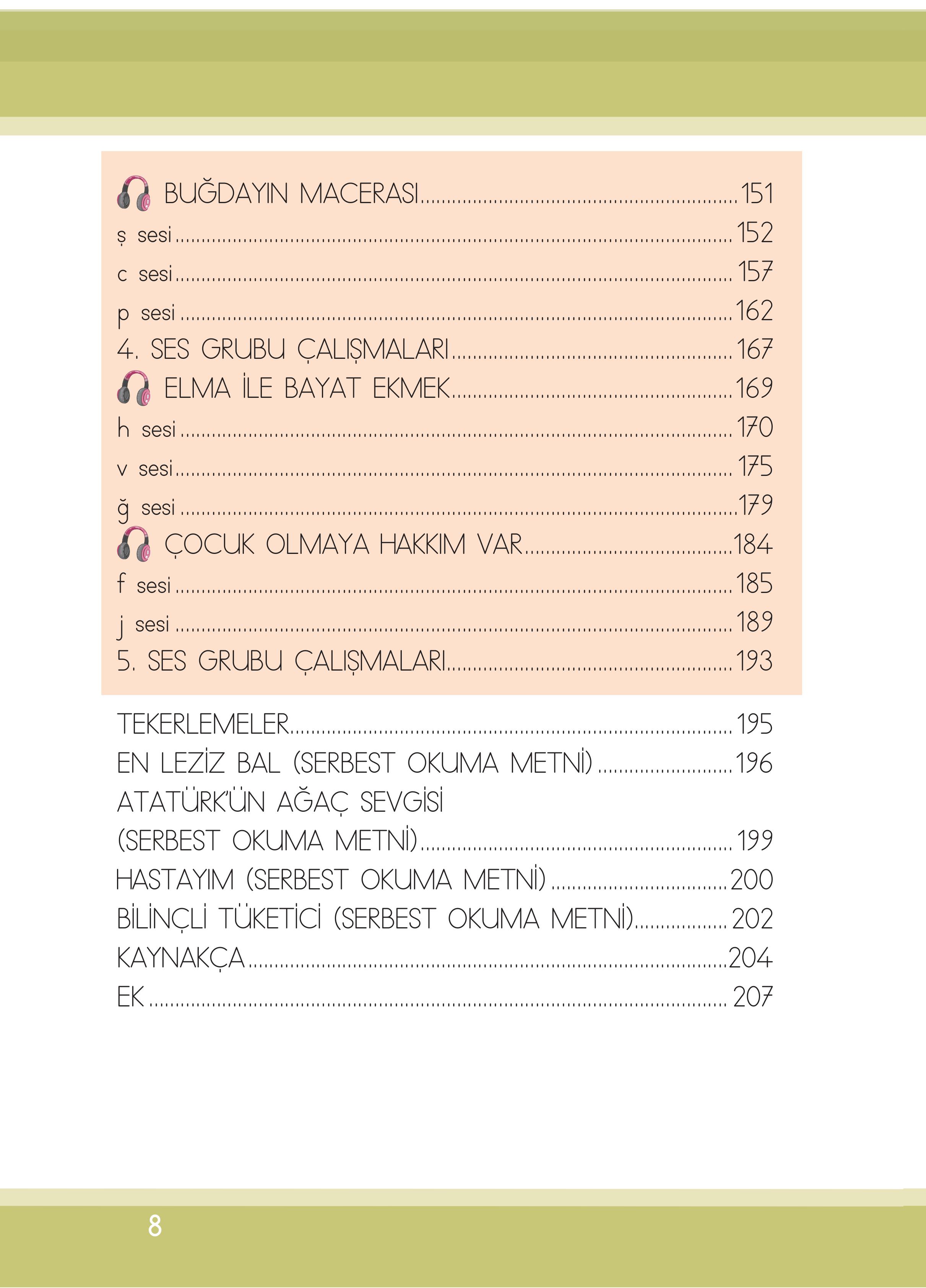 1. Sınıf İlke Yayınları İlk Okuma Yazma Ders Kitabı Sayfa 8 Cevapları