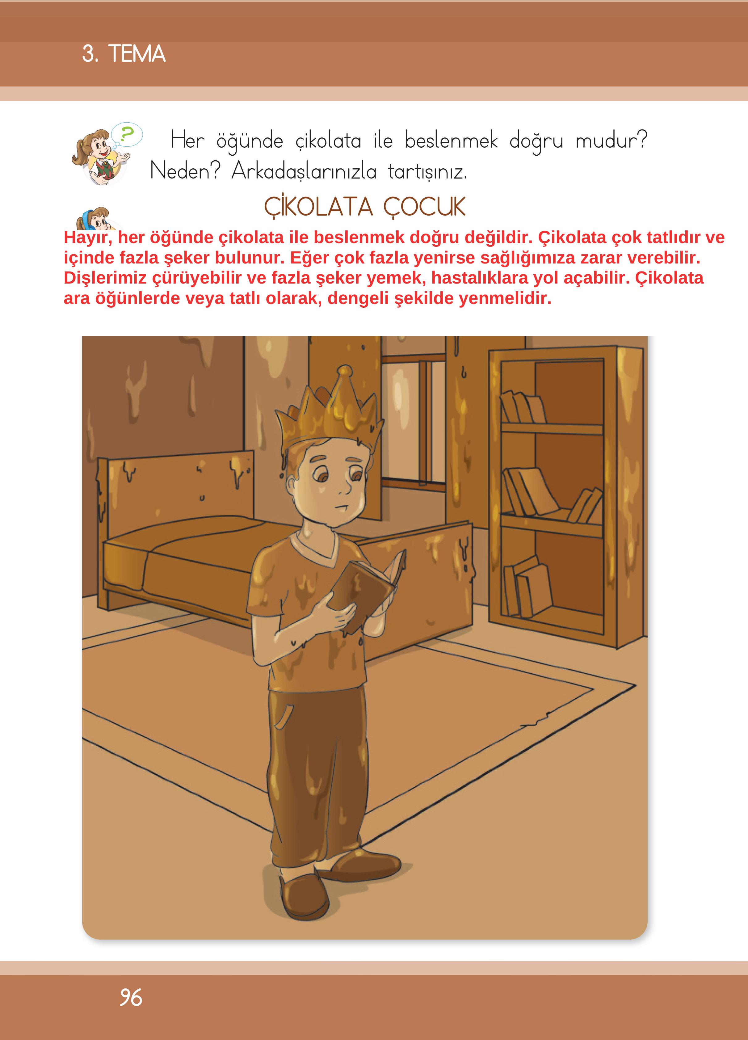 1. Sınıf İlke Yayınları İlk Okuma Yazma Ders Kitabı Sayfa 96 Cevapları