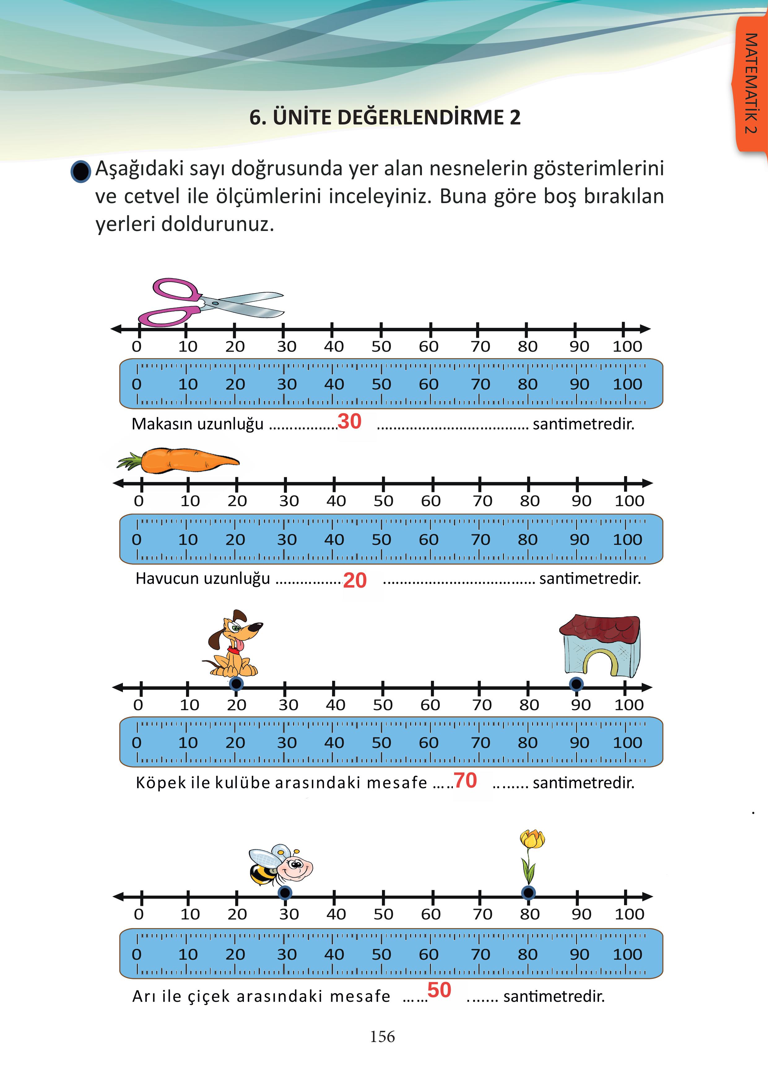 3. Sınıf Meb Yayınları Matematik Ders Kitabı Sayfa 156 Cevapları