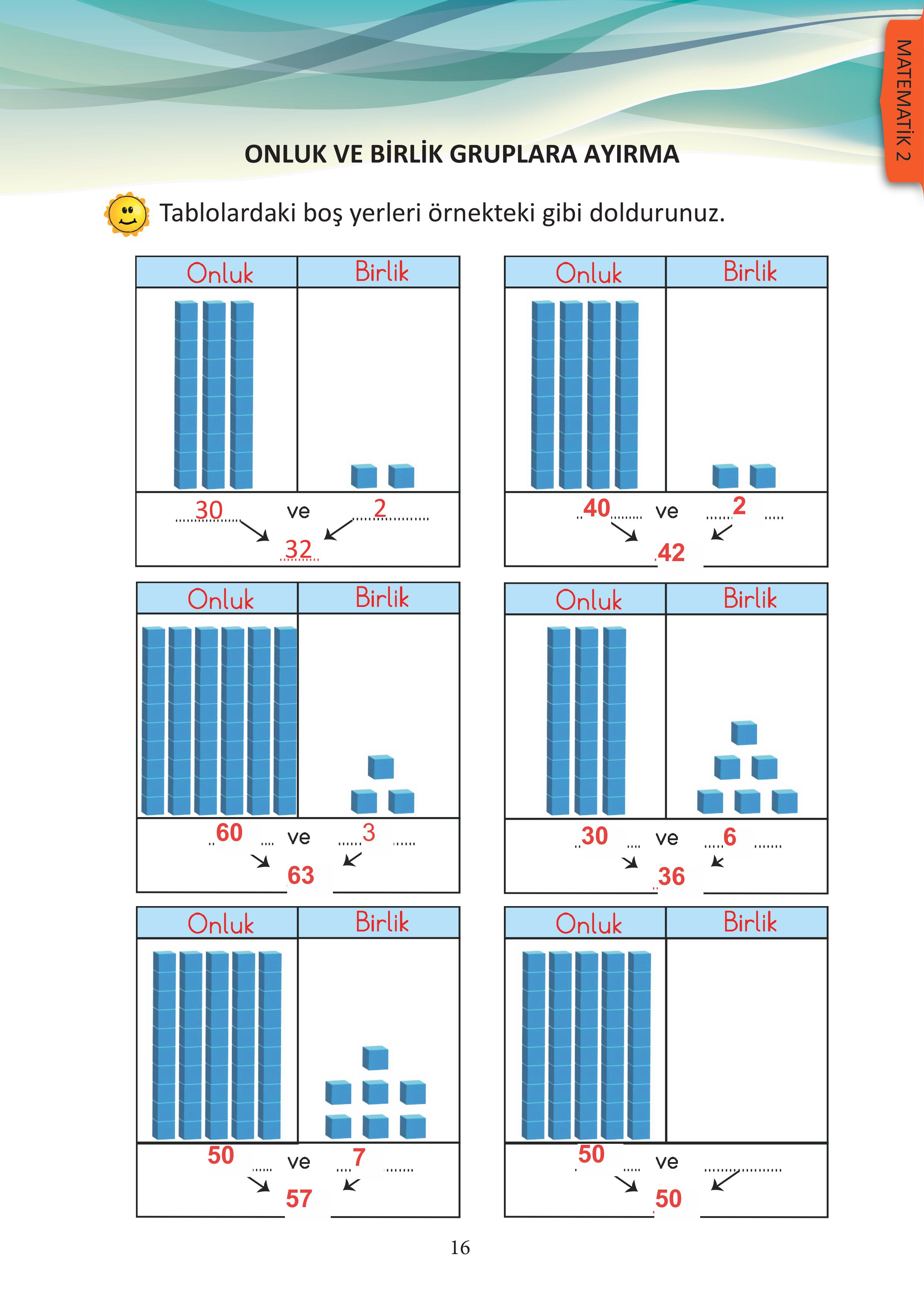 3. Sınıf Meb Yayınları Matematik Ders Kitabı Sayfa 16 Cevapları