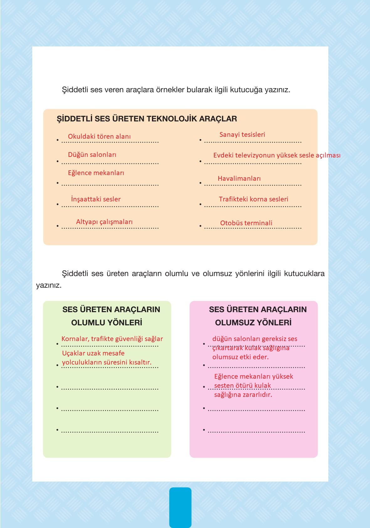 4. Sınıf Pasifik Yayınları Fen Bilimleri Ders Kitabı Sayfa 209 Cevapları