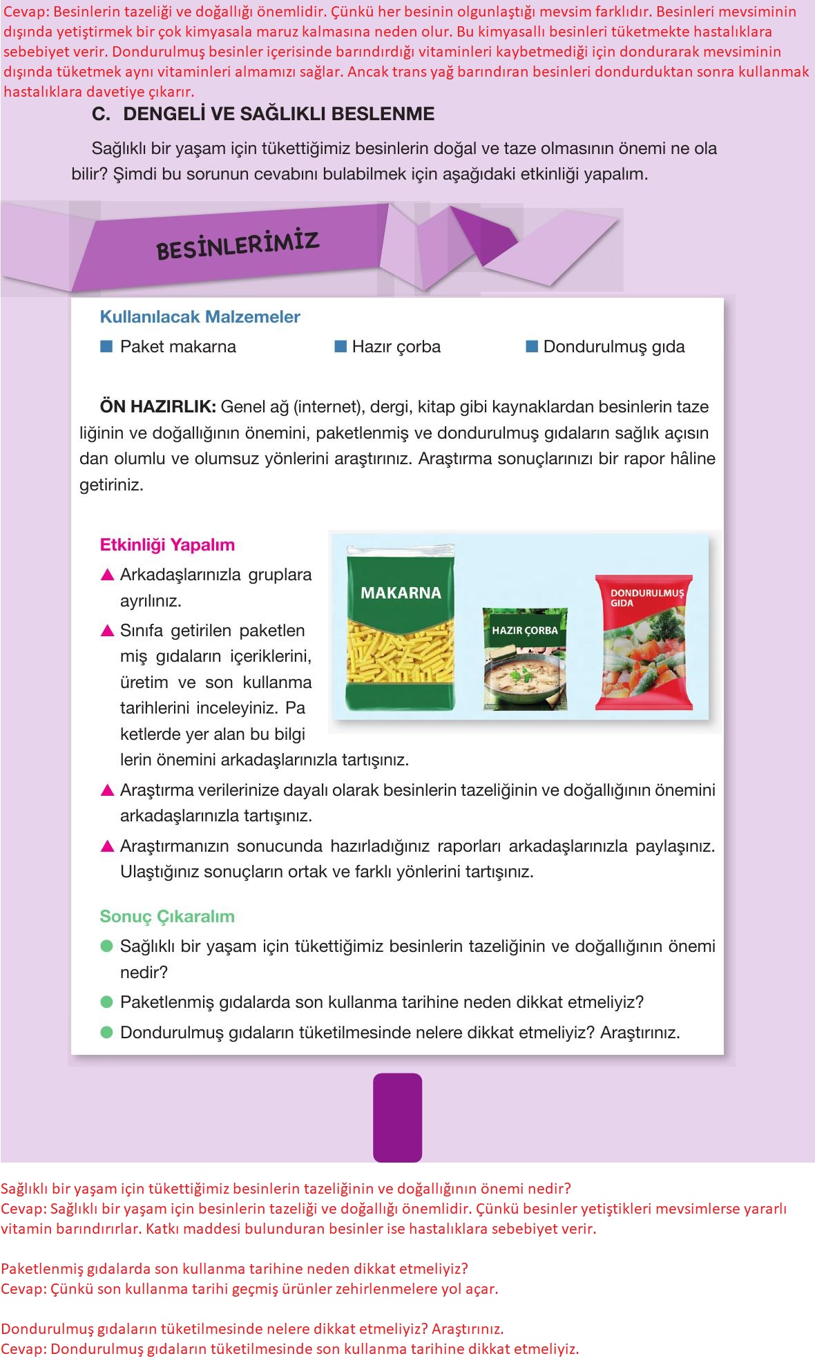 4. Sınıf Pasifik Yayınları Fen Bilimleri Ders Kitabı Sayfa 67 Cevapları 4. Sınıf Pasifik Yayınları Fen Bilimleri Ders Kitabı Sayfa 67 Cevapları