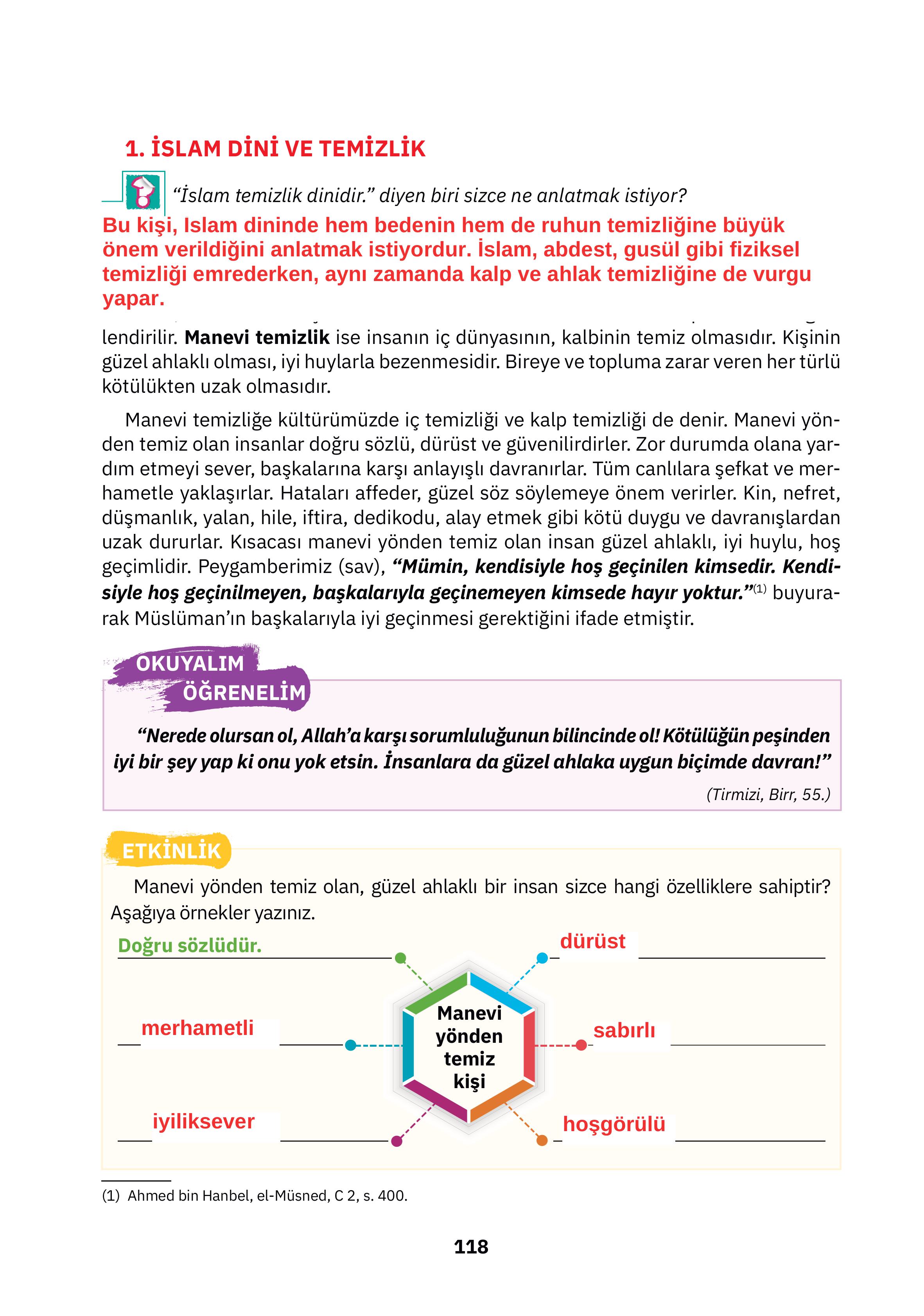 4. Sınıf Sdr İpekyolu Yayıncılık Din Kültürü Ve Ahlak Bilgisi Ders Kitabı Sayfa 118 Cevapları 4. Sınıf Sdr İpekyolu Yayıncılık Din Kültürü Ve Ahlak Bilgisi Ders Kitabı Sayfa 118 Cevapları