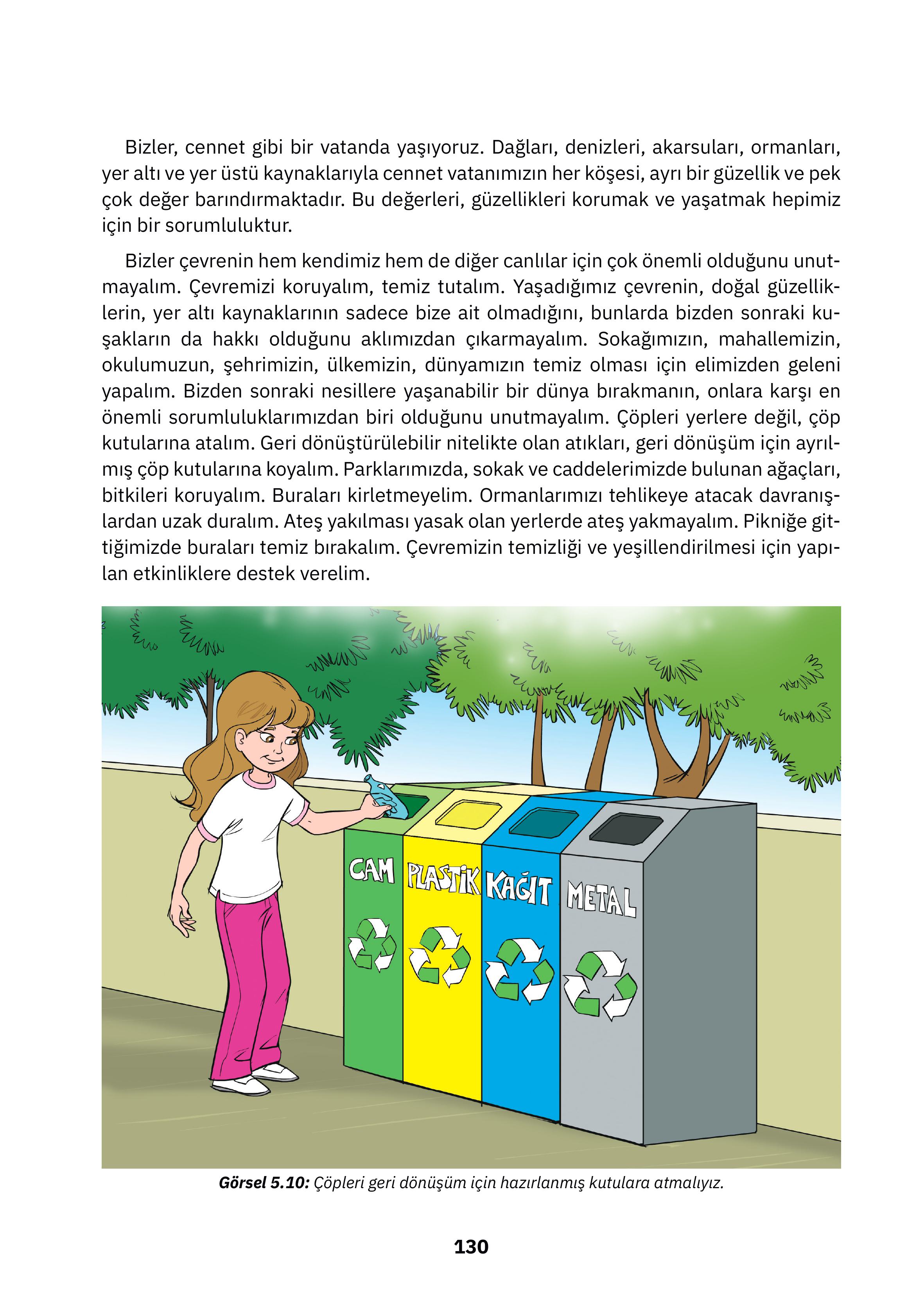 4. Sınıf Sdr İpekyolu Yayıncılık Din Kültürü Ve Ahlak Bilgisi Ders Kitabı Sayfa 130 Cevapları