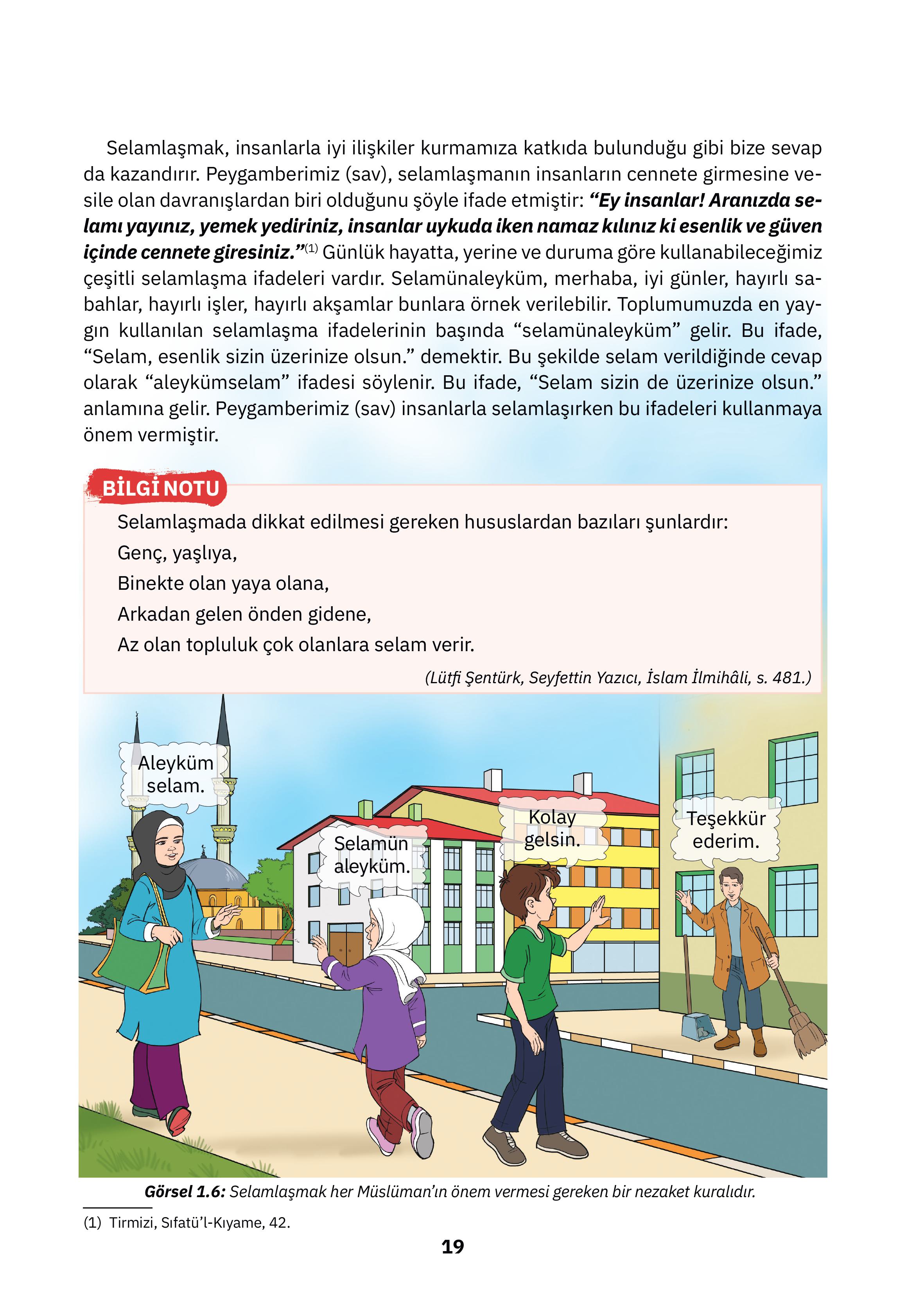 4. Sınıf Sdr İpekyolu Yayıncılık Din Kültürü Ve Ahlak Bilgisi Ders Kitabı Sayfa 19 Cevapları