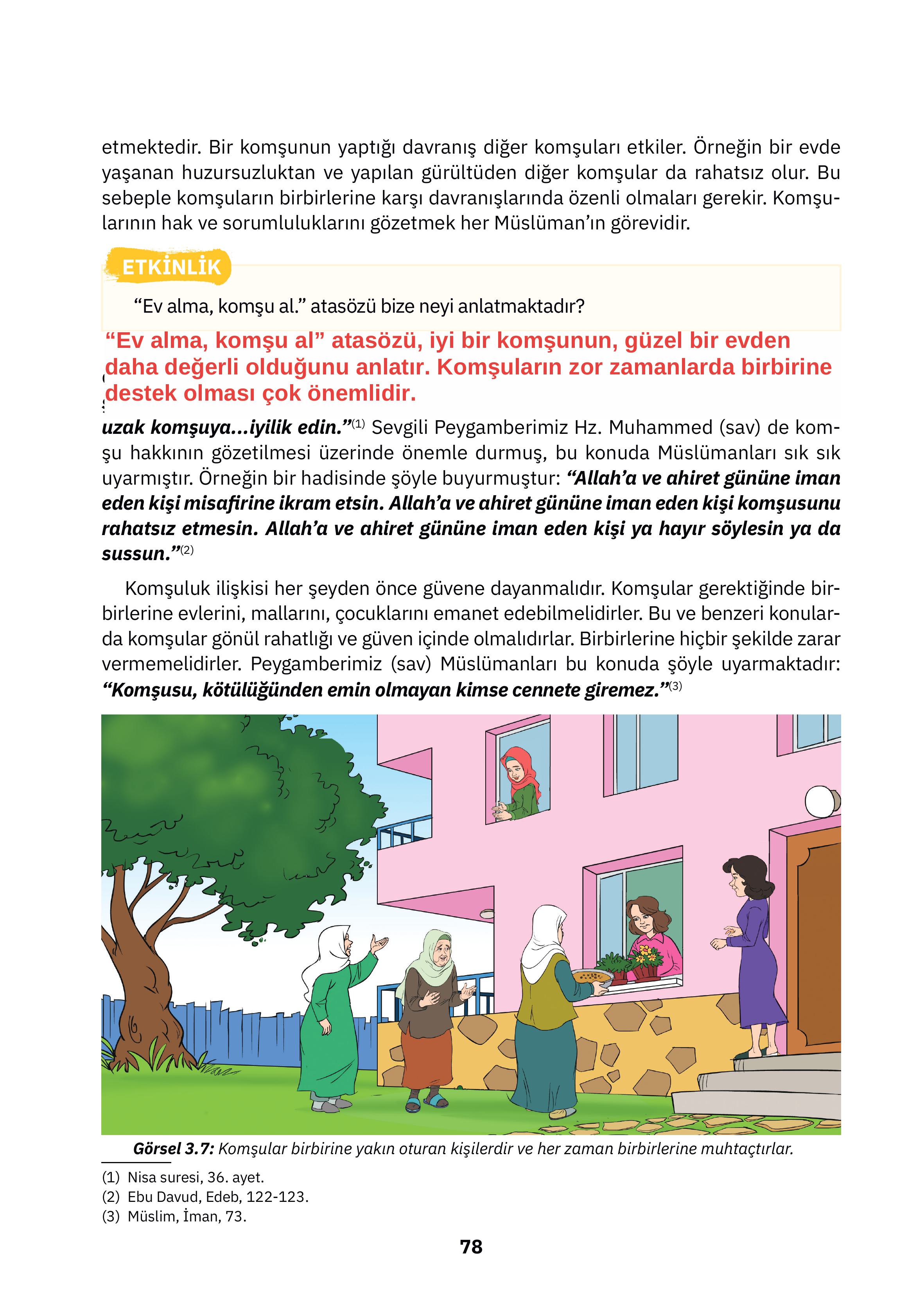 4. Sınıf Sdr İpekyolu Yayıncılık Din Kültürü Ve Ahlak Bilgisi Ders Kitabı Sayfa 78 Cevapları 4. Sınıf Sdr İpekyolu Yayıncılık Din Kültürü Ve Ahlak Bilgisi Ders Kitabı Sayfa 78 Cevapları