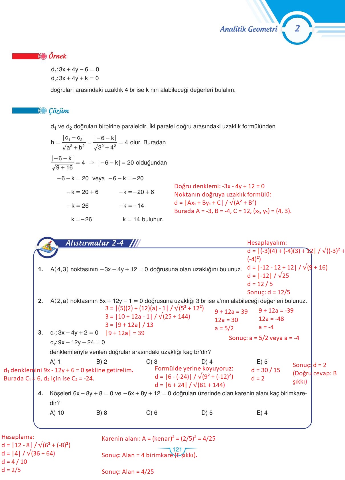 11. Sınıf Sdr Dikey Yayıncılık Matematik Ders Kitabı Sayfa 121 Cevapları 11. Sınıf Sdr Dikey Yayıncılık Matematik Ders Kitabı Sayfa 121 Cevapları