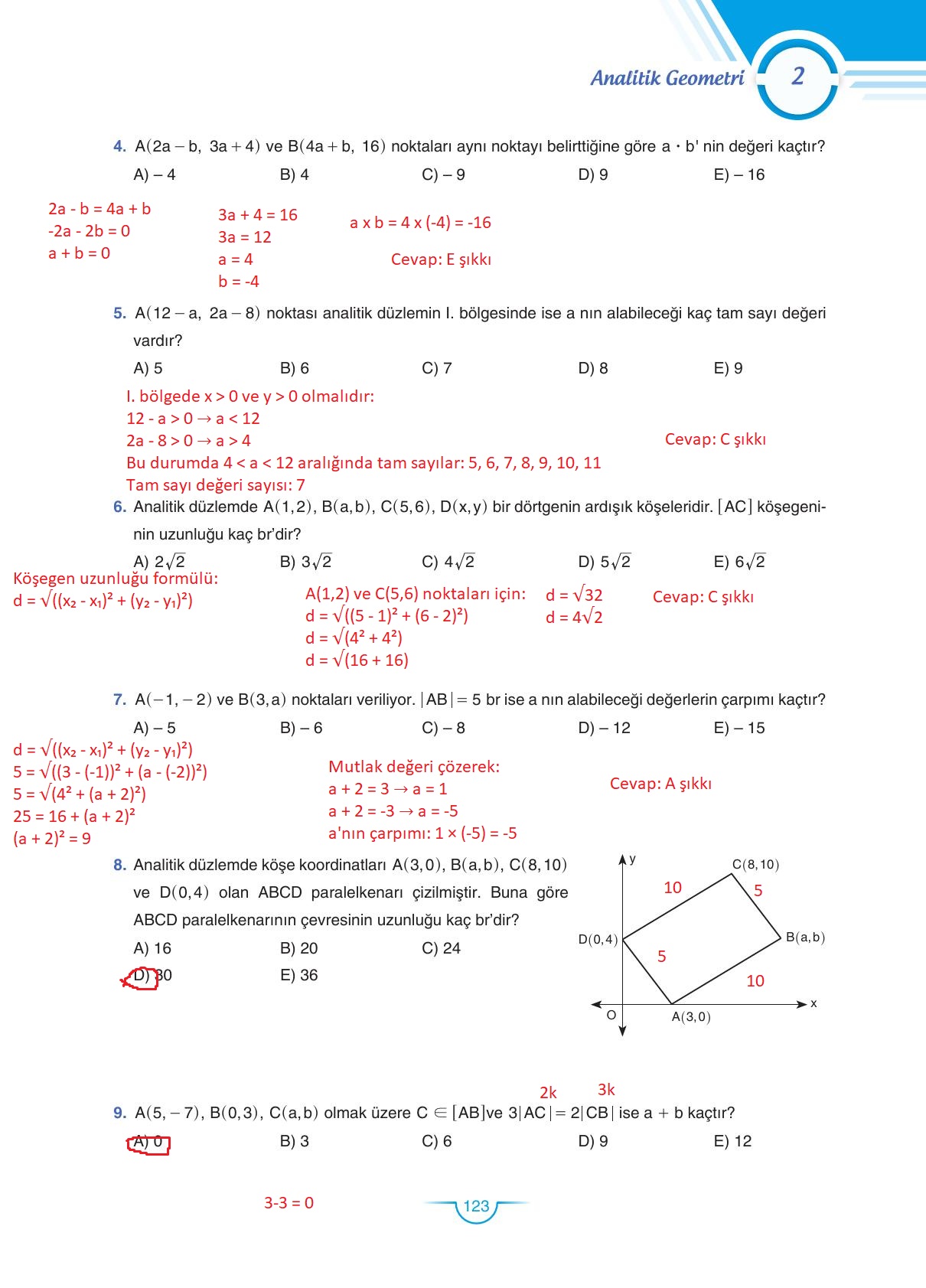 11. Sınıf Sdr Dikey Yayıncılık Matematik Ders Kitabı Sayfa 123 Cevapları 11. Sınıf Sdr Dikey Yayıncılık Matematik Ders Kitabı Sayfa 123 Cevapları