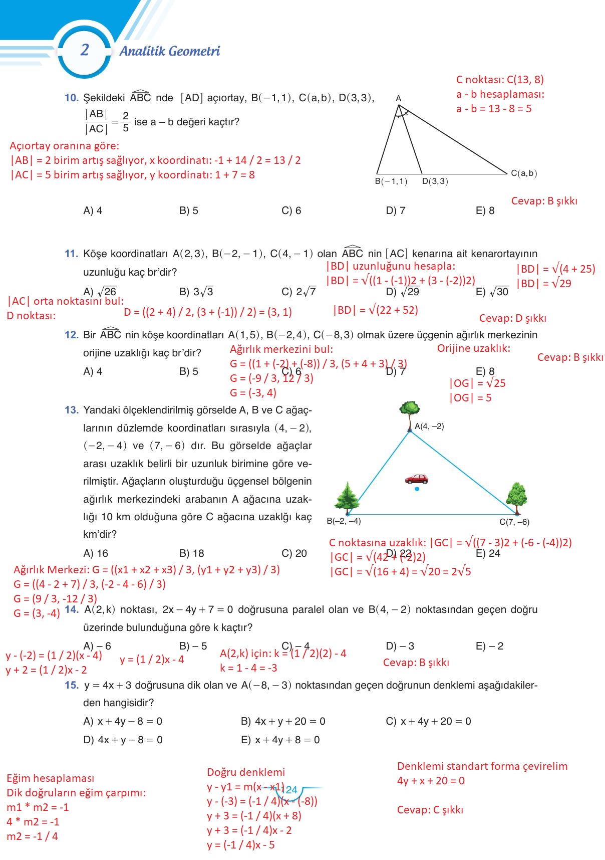 11. Sınıf Sdr Dikey Yayıncılık Matematik Ders Kitabı Sayfa 124 Cevapları