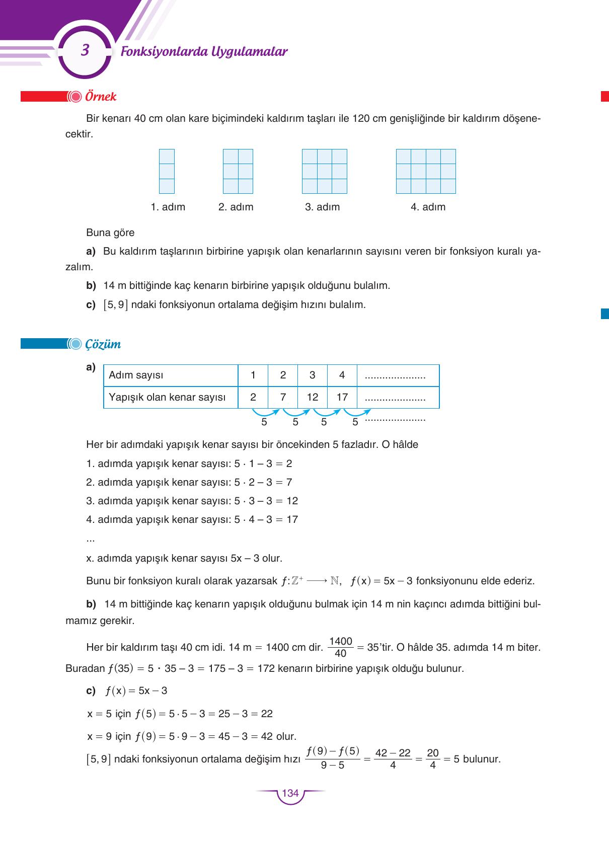 11. Sınıf Sdr Dikey Yayıncılık Matematik Ders Kitabı Sayfa 134 Cevapları 11. Sınıf Sdr Dikey Yayıncılık Matematik Ders Kitabı Sayfa 134 Cevapları