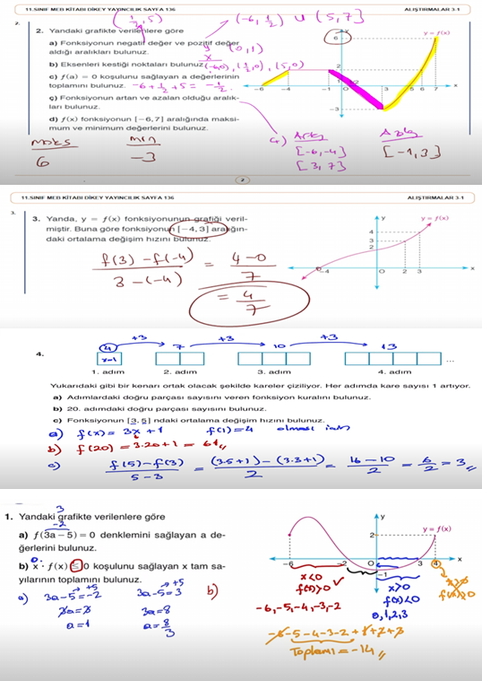 11. Sınıf Sdr Dikey Yayıncılık Matematik Ders Kitabı Sayfa 136 Cevapları