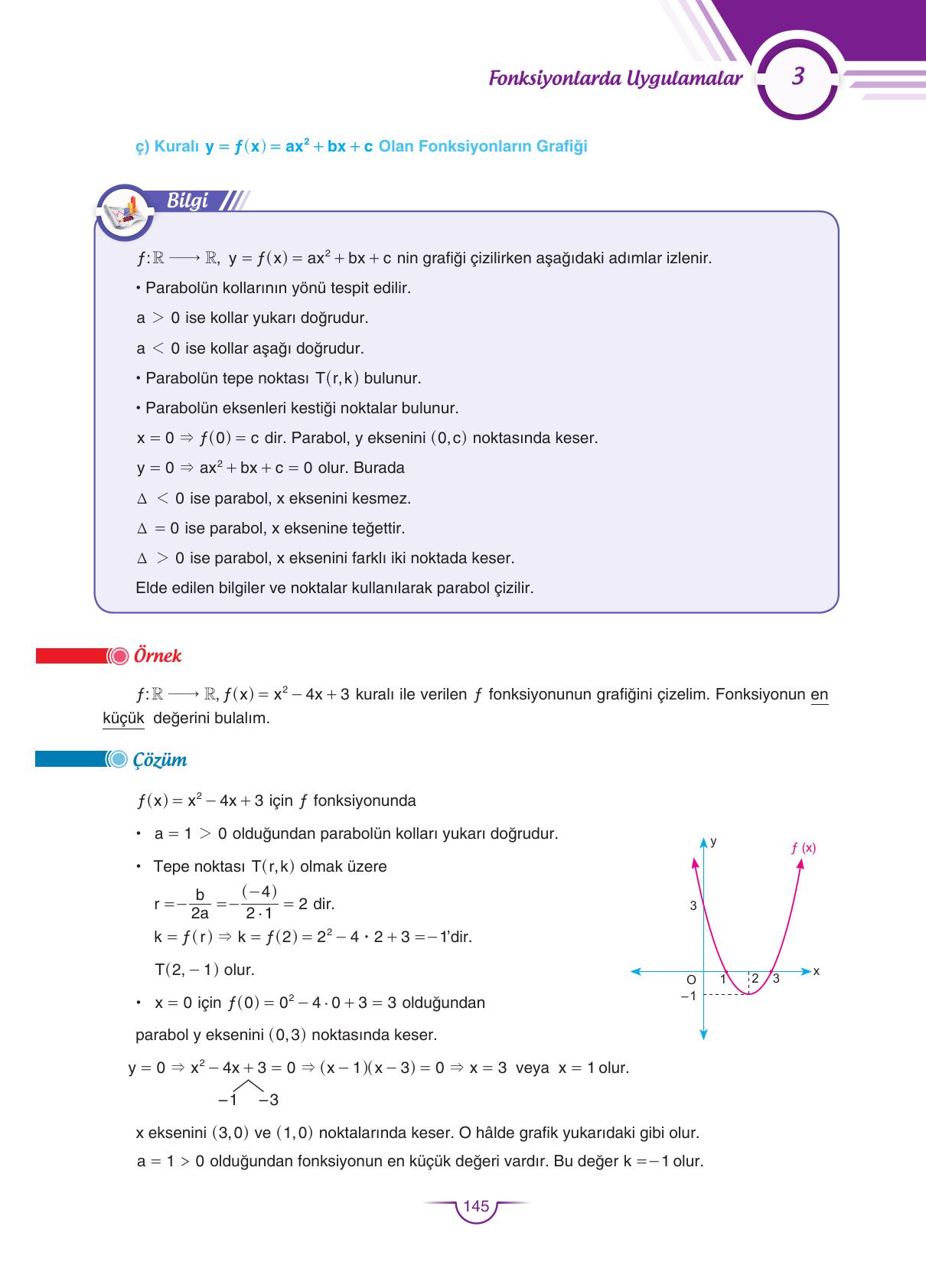 11. Sınıf Sdr Dikey Yayıncılık Matematik Ders Kitabı Sayfa 145 Cevapları