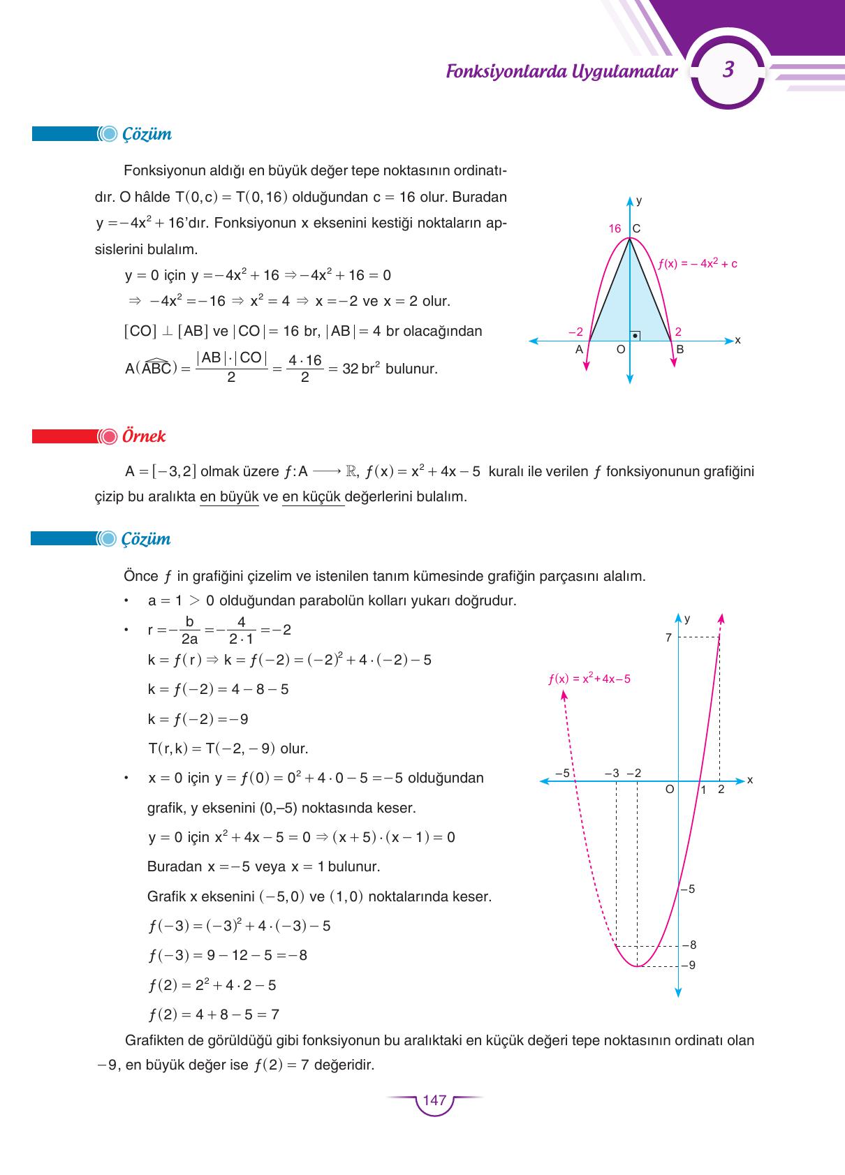 11. Sınıf Sdr Dikey Yayıncılık Matematik Ders Kitabı Sayfa 147 Cevapları 11. Sınıf Sdr Dikey Yayıncılık Matematik Ders Kitabı Sayfa 147 Cevapları