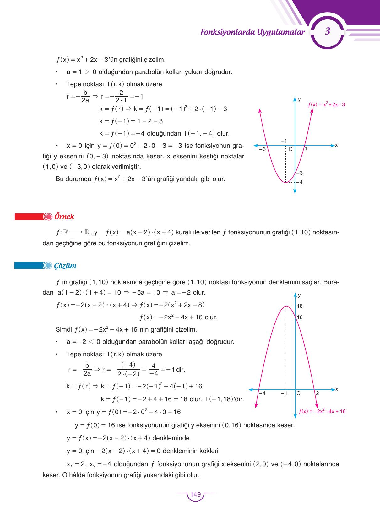11. Sınıf Sdr Dikey Yayıncılık Matematik Ders Kitabı Sayfa 149 Cevapları 11. Sınıf Sdr Dikey Yayıncılık Matematik Ders Kitabı Sayfa 149 Cevapları