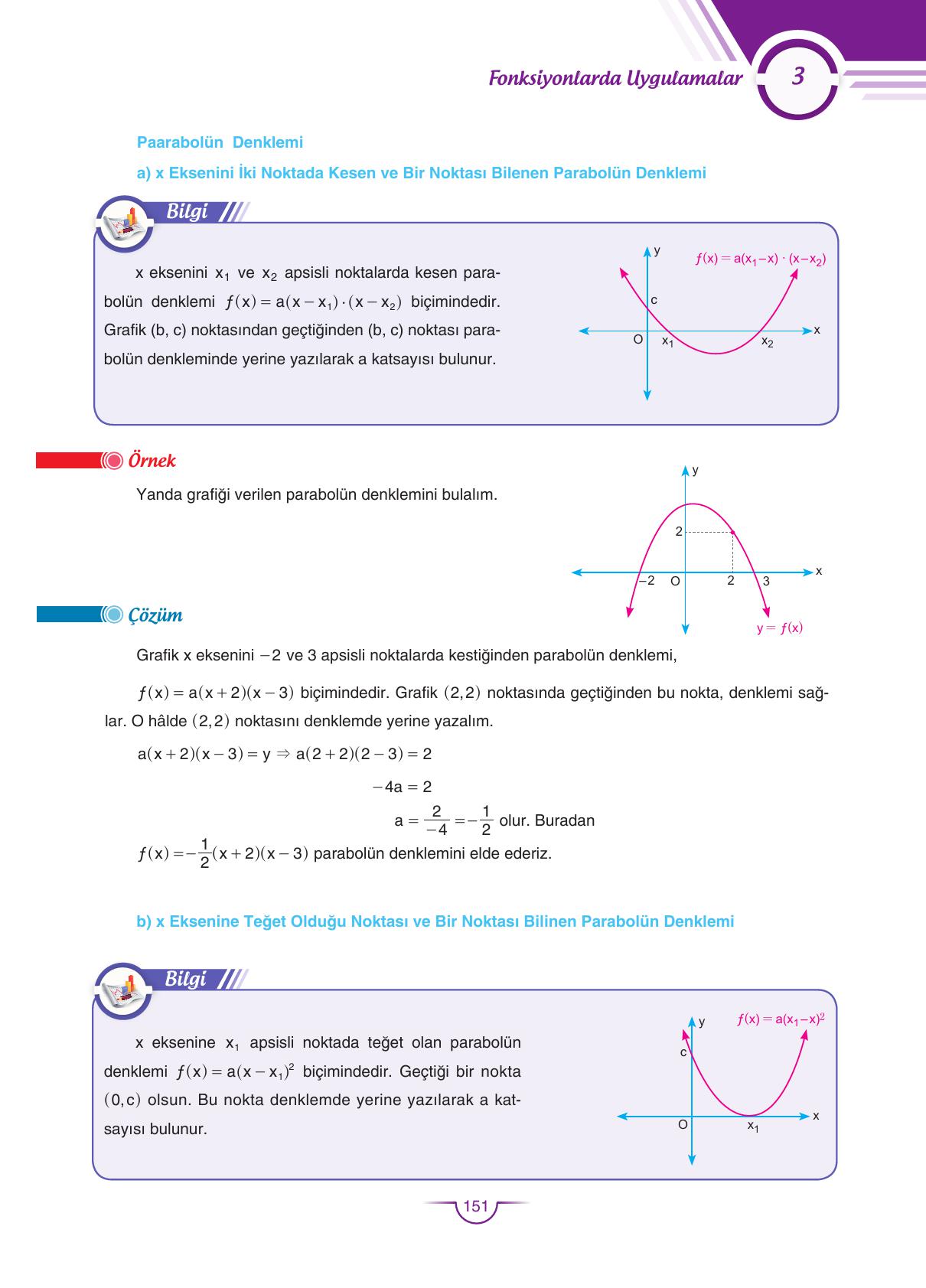 11. Sınıf Sdr Dikey Yayıncılık Matematik Ders Kitabı Sayfa 151 Cevapları 11. Sınıf Sdr Dikey Yayıncılık Matematik Ders Kitabı Sayfa 151 Cevapları