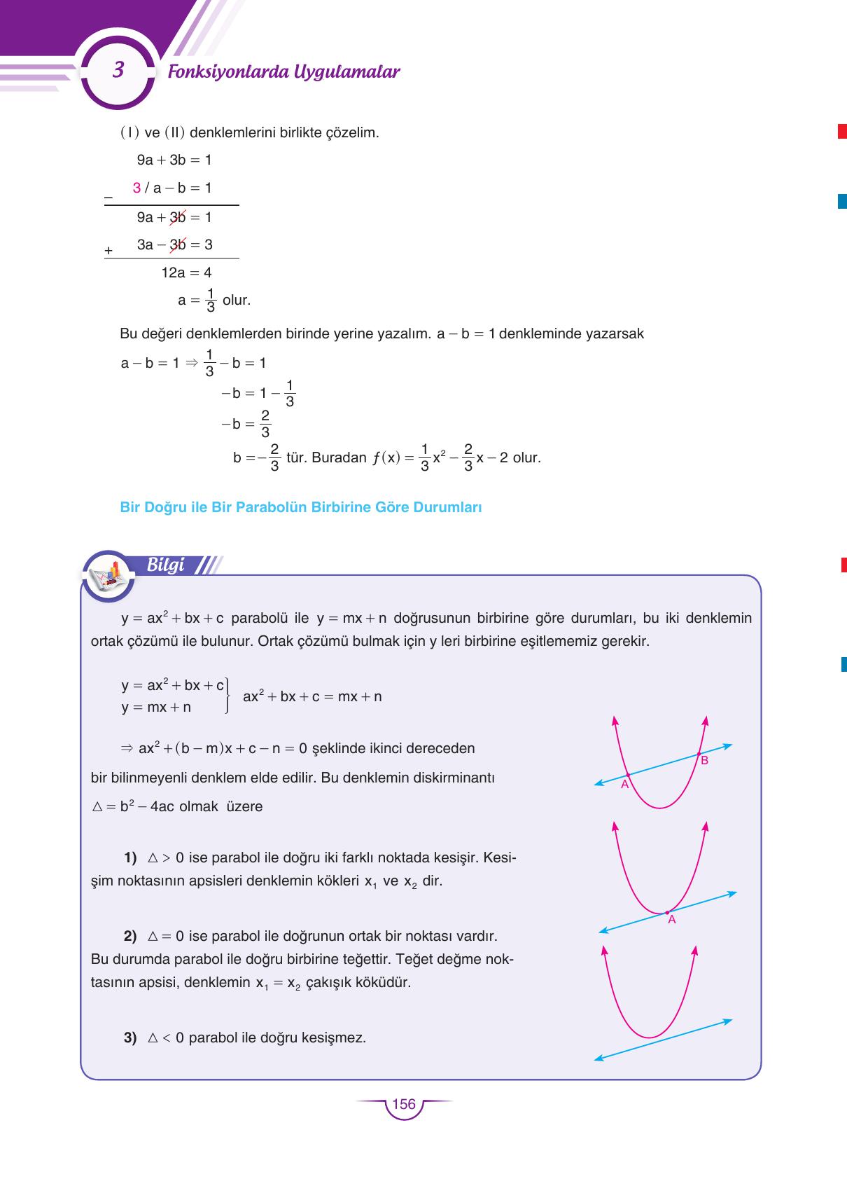 11. Sınıf Sdr Dikey Yayıncılık Matematik Ders Kitabı Sayfa 156 Cevapları