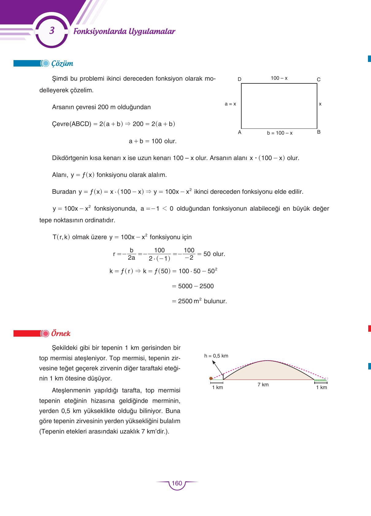 11. Sınıf Sdr Dikey Yayıncılık Matematik Ders Kitabı Sayfa 160 Cevapları 11. Sınıf Sdr Dikey Yayıncılık Matematik Ders Kitabı Sayfa 160 Cevapları
