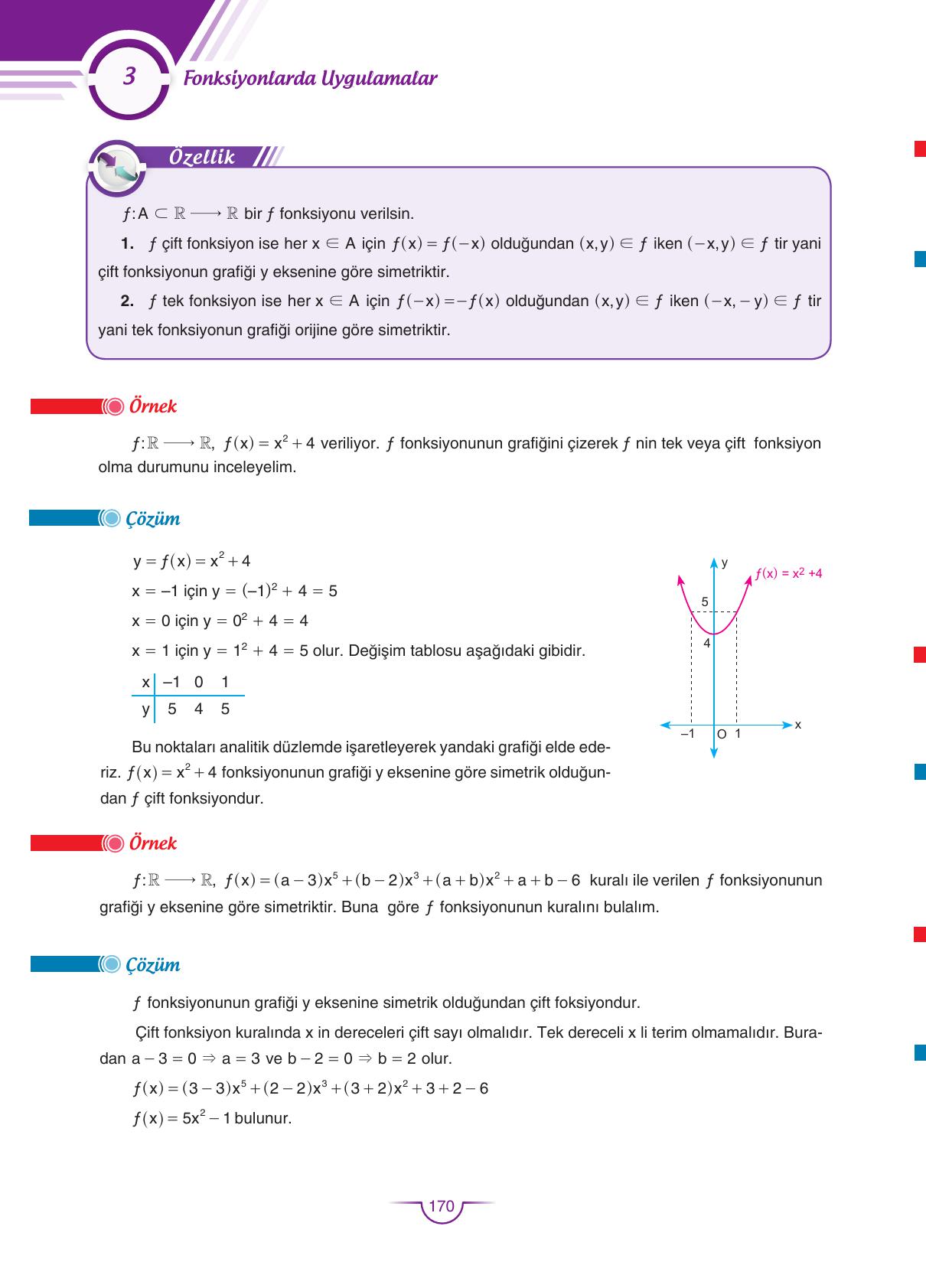 11. Sınıf Sdr Dikey Yayıncılık Matematik Ders Kitabı Sayfa 170 Cevapları 11. Sınıf Sdr Dikey Yayıncılık Matematik Ders Kitabı Sayfa 170 Cevapları