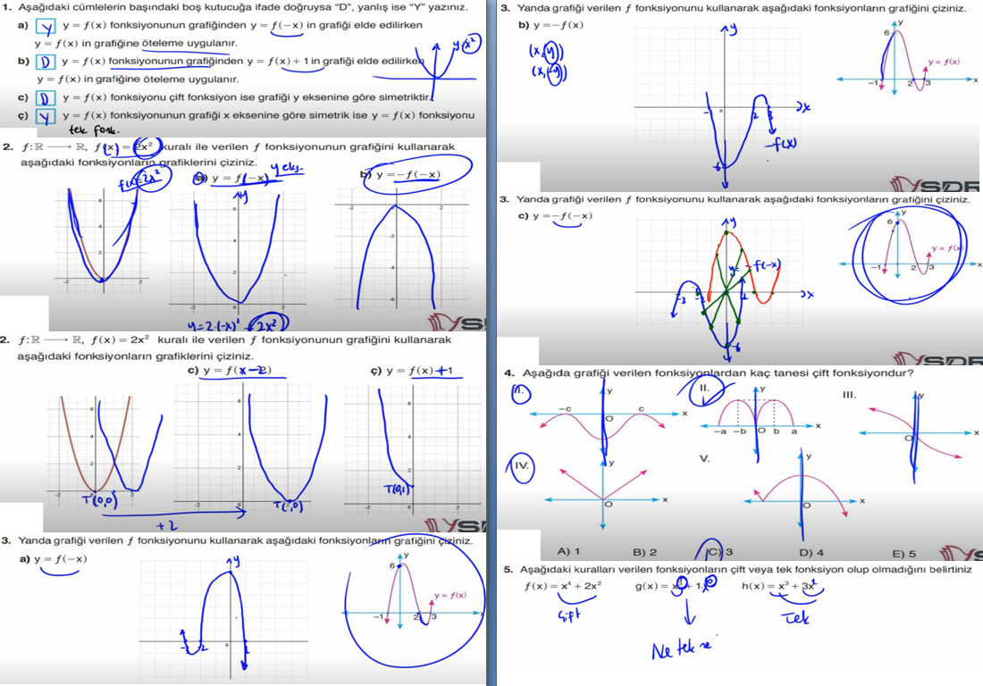 11. Sınıf Sdr Dikey Yayıncılık Matematik Ders Kitabı Sayfa 172 Cevapları 11. Sınıf Sdr Dikey Yayıncılık Matematik Ders Kitabı Sayfa 172 Cevapları