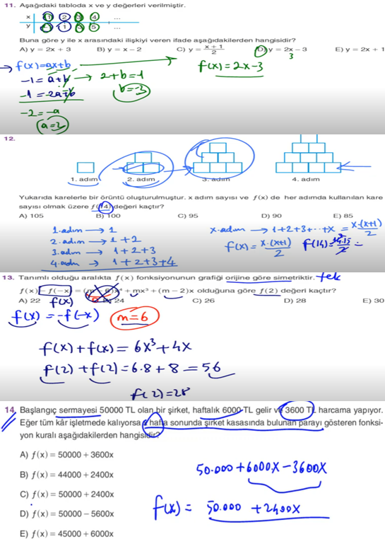 11. Sınıf Sdr Dikey Yayıncılık Matematik Ders Kitabı Sayfa 176 Cevapları 11. Sınıf Sdr Dikey Yayıncılık Matematik Ders Kitabı Sayfa 176 Cevapları