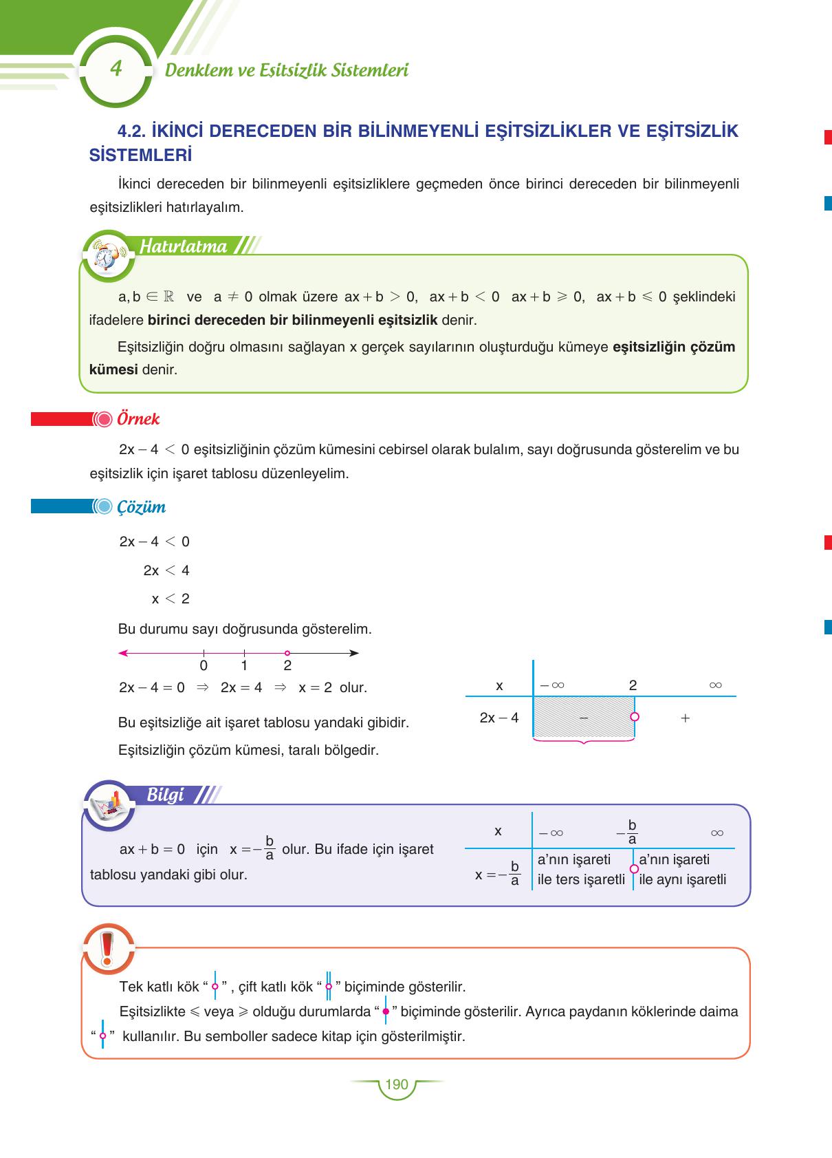 11. Sınıf Sdr Dikey Yayıncılık Matematik Ders Kitabı Sayfa 190 Cevapları