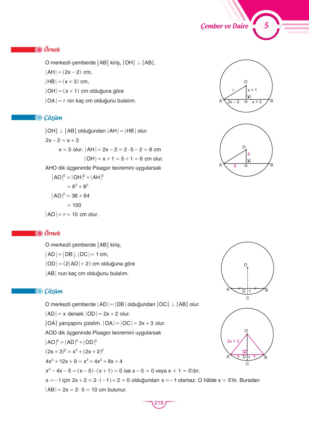 11. Sınıf Sdr Dikey Yayıncılık Matematik Ders Kitabı Sayfa 219 Cevapları