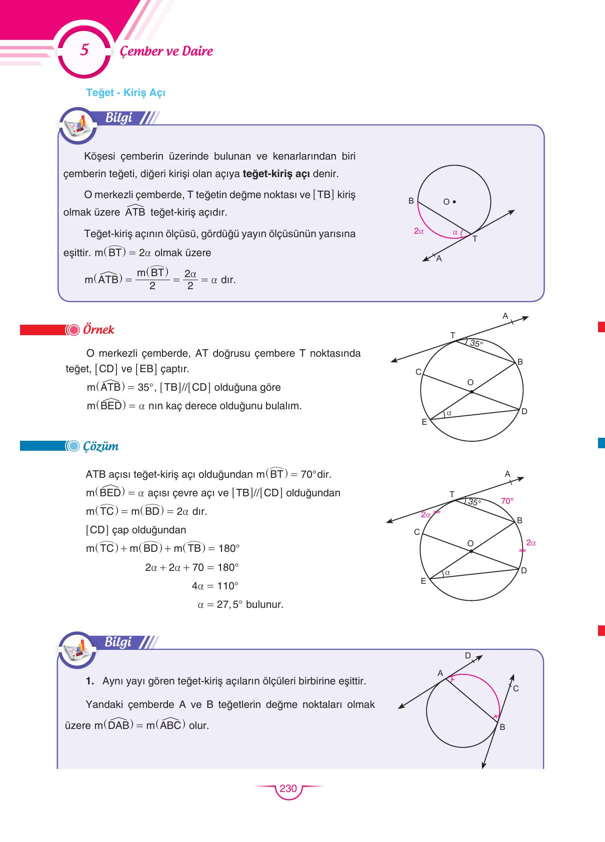11. Sınıf Sdr Dikey Yayıncılık Matematik Ders Kitabı Sayfa 230 Cevapları