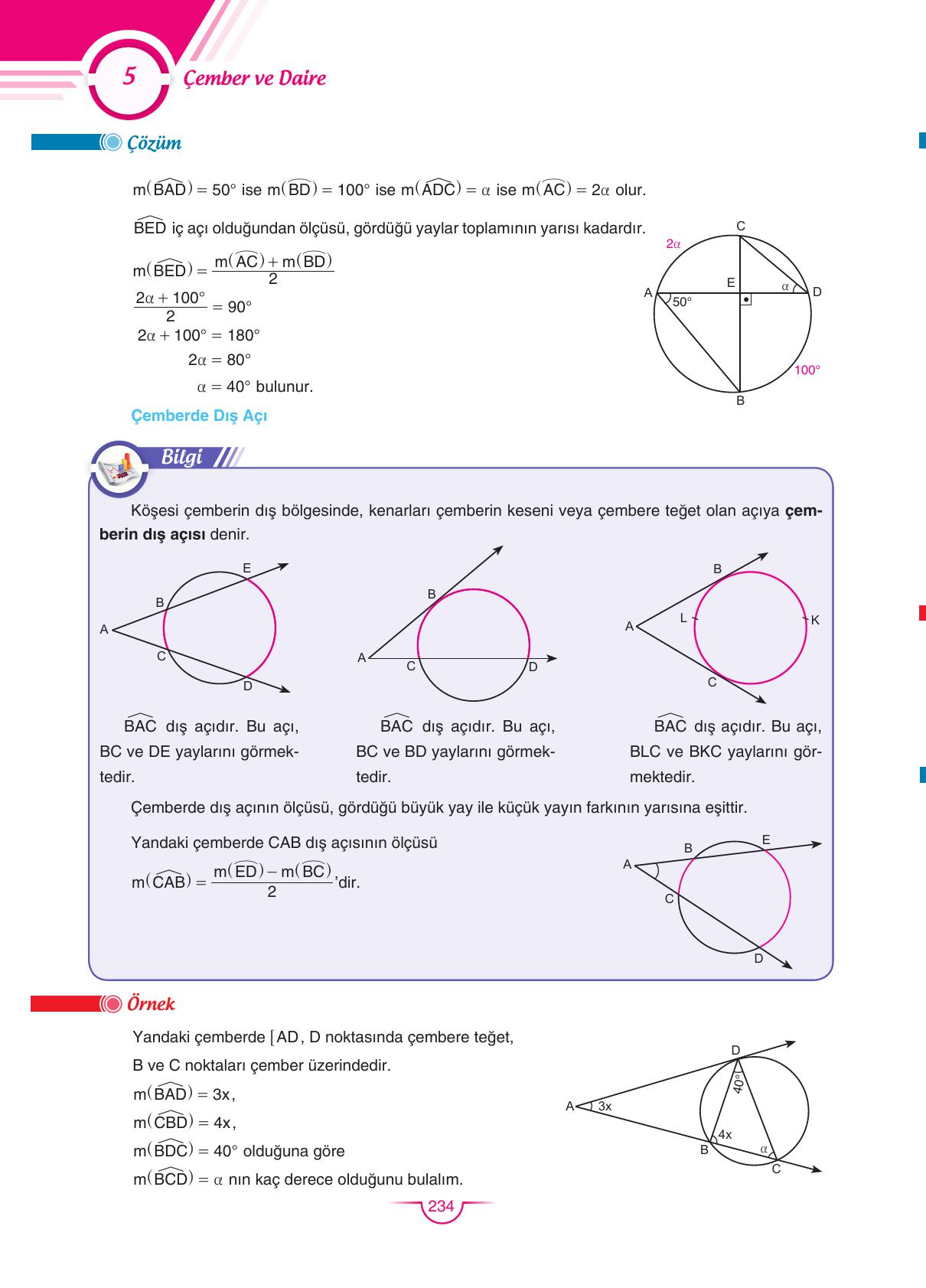 11. Sınıf Sdr Dikey Yayıncılık Matematik Ders Kitabı Sayfa 234 Cevapları