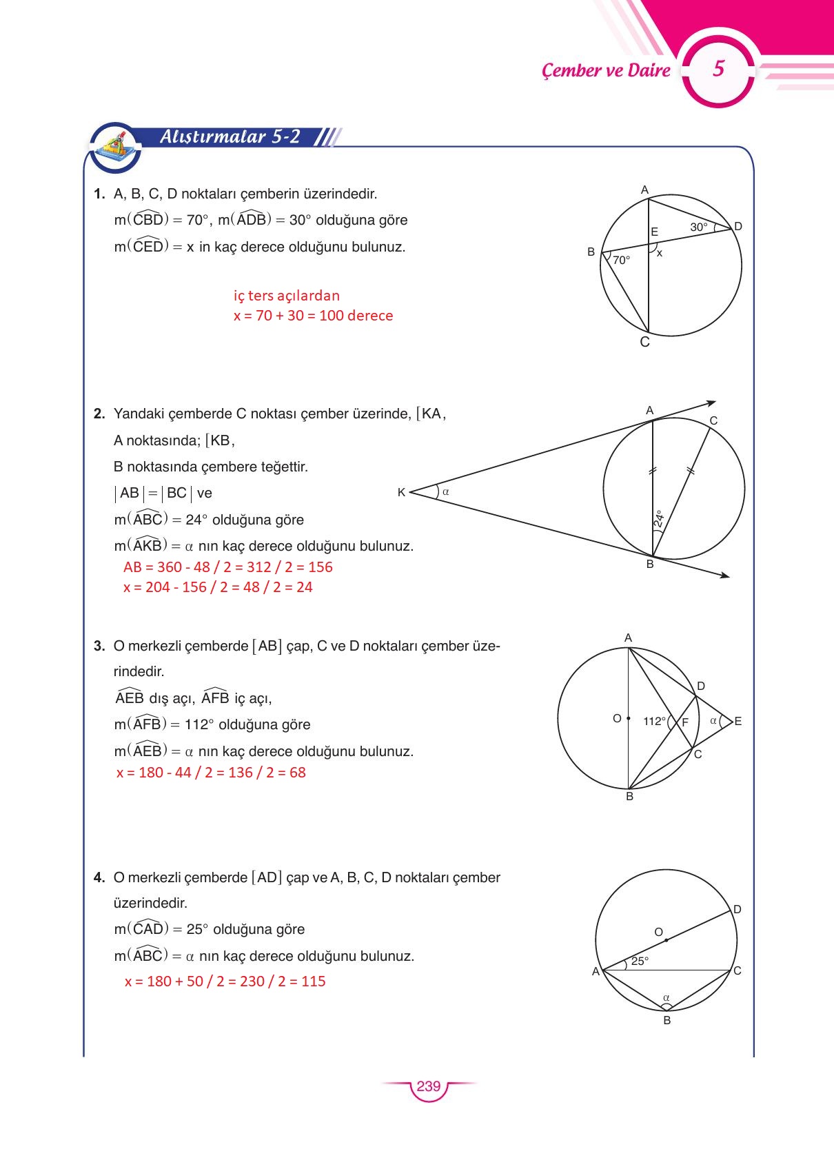 11. Sınıf Sdr Dikey Yayıncılık Matematik Ders Kitabı Sayfa 239 Cevapları 11. Sınıf Sdr Dikey Yayıncılık Matematik Ders Kitabı Sayfa 239 Cevapları